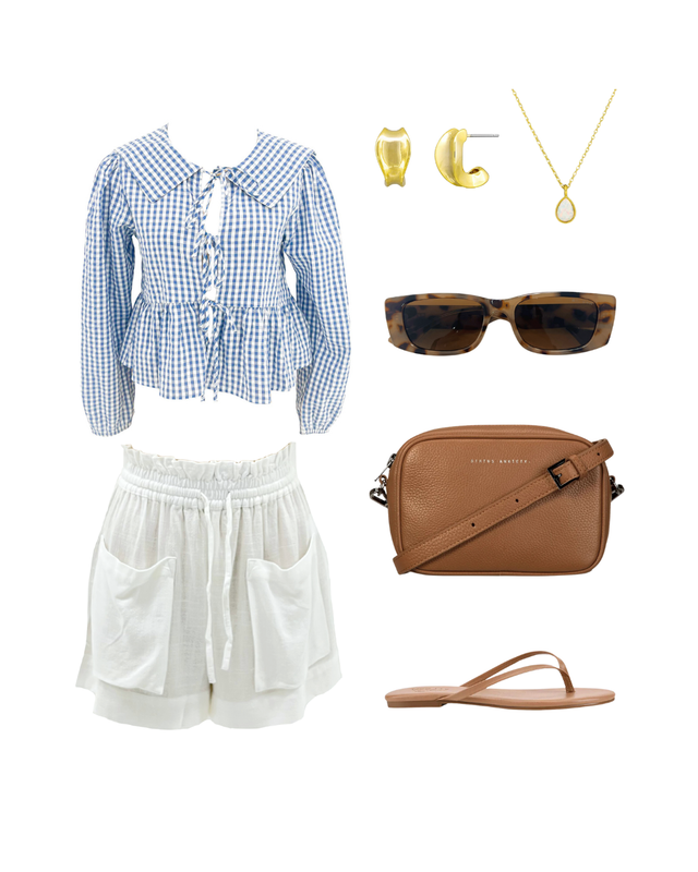 Micky Long Sleeve Top Check