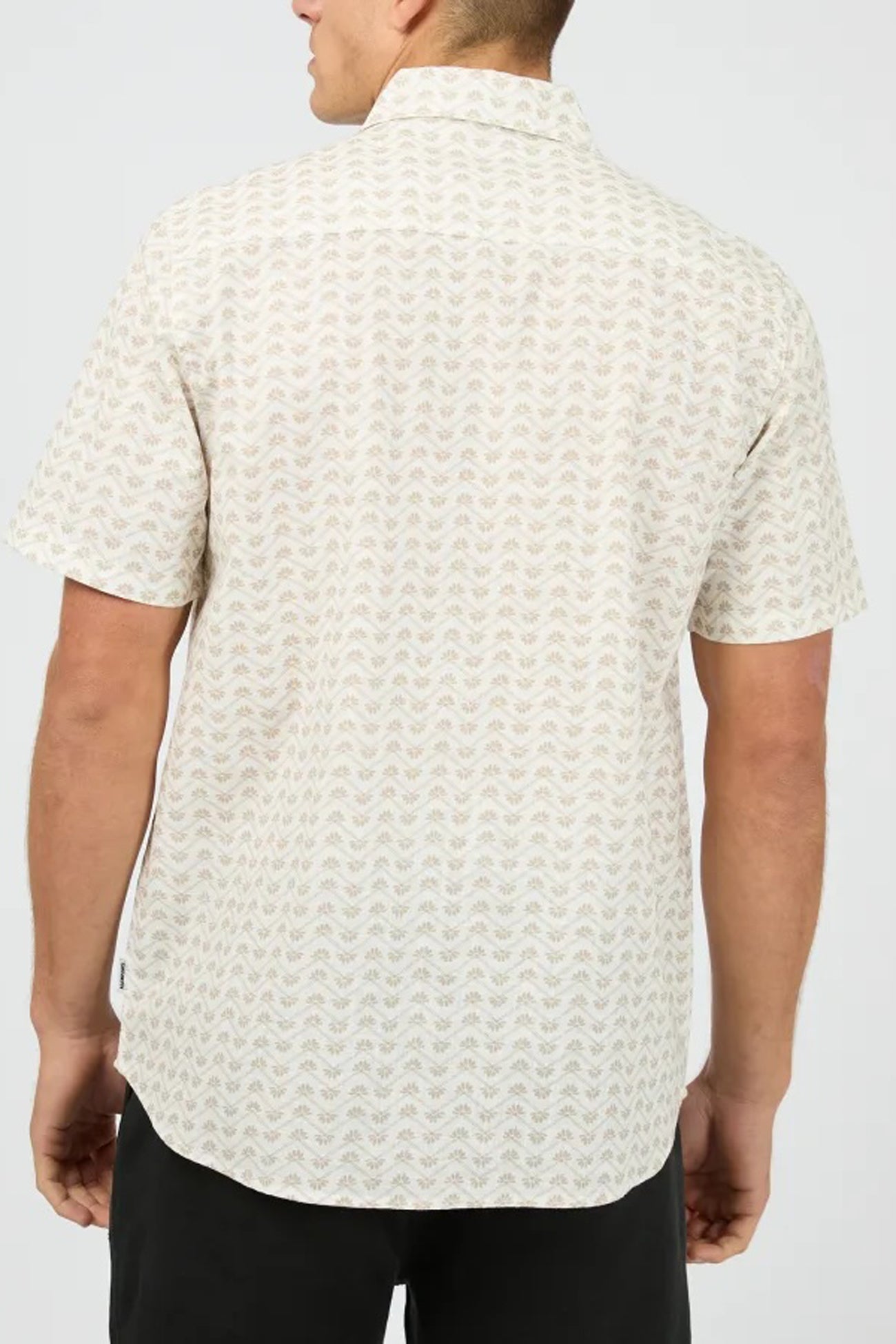 Lotus Short Sleeve Shirt Beige