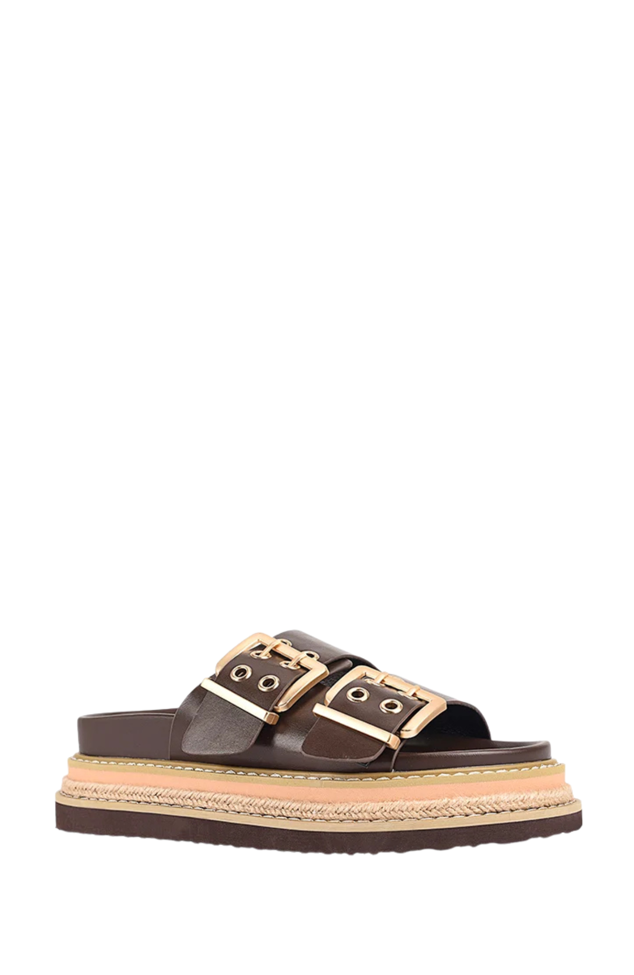 Thatcher Platform Slides Chocolate Brown