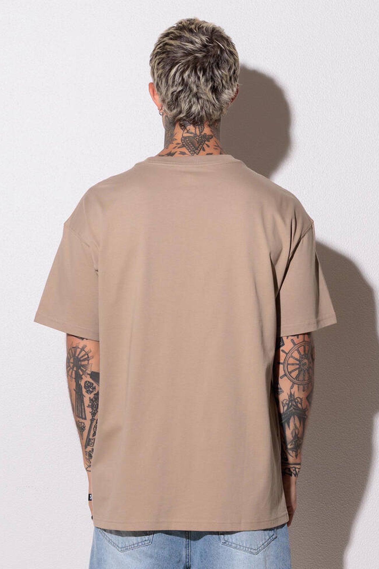 Nike SB Tee Logo Khaki Hyper Royal