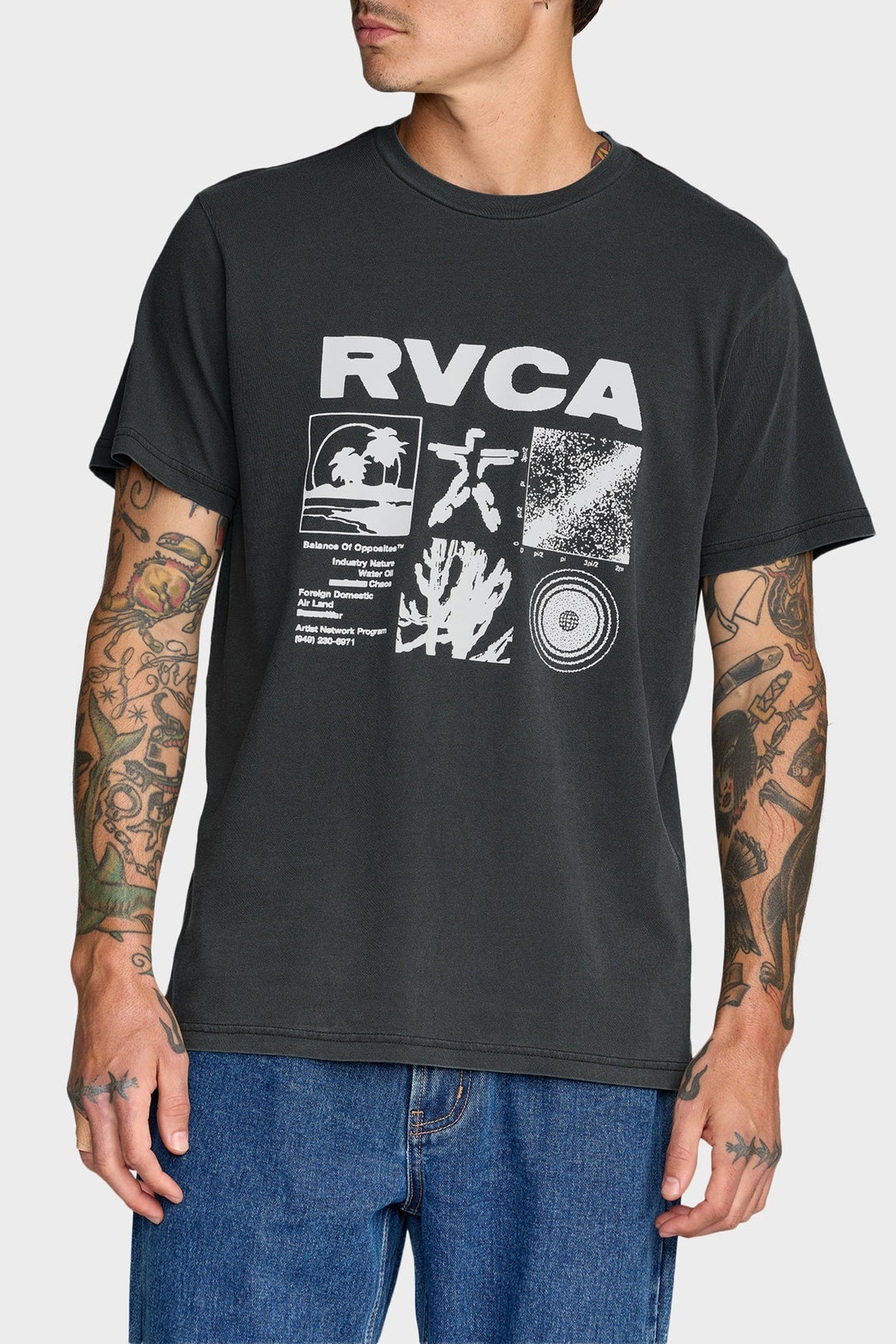 RVCA Program Tee Pirate Black