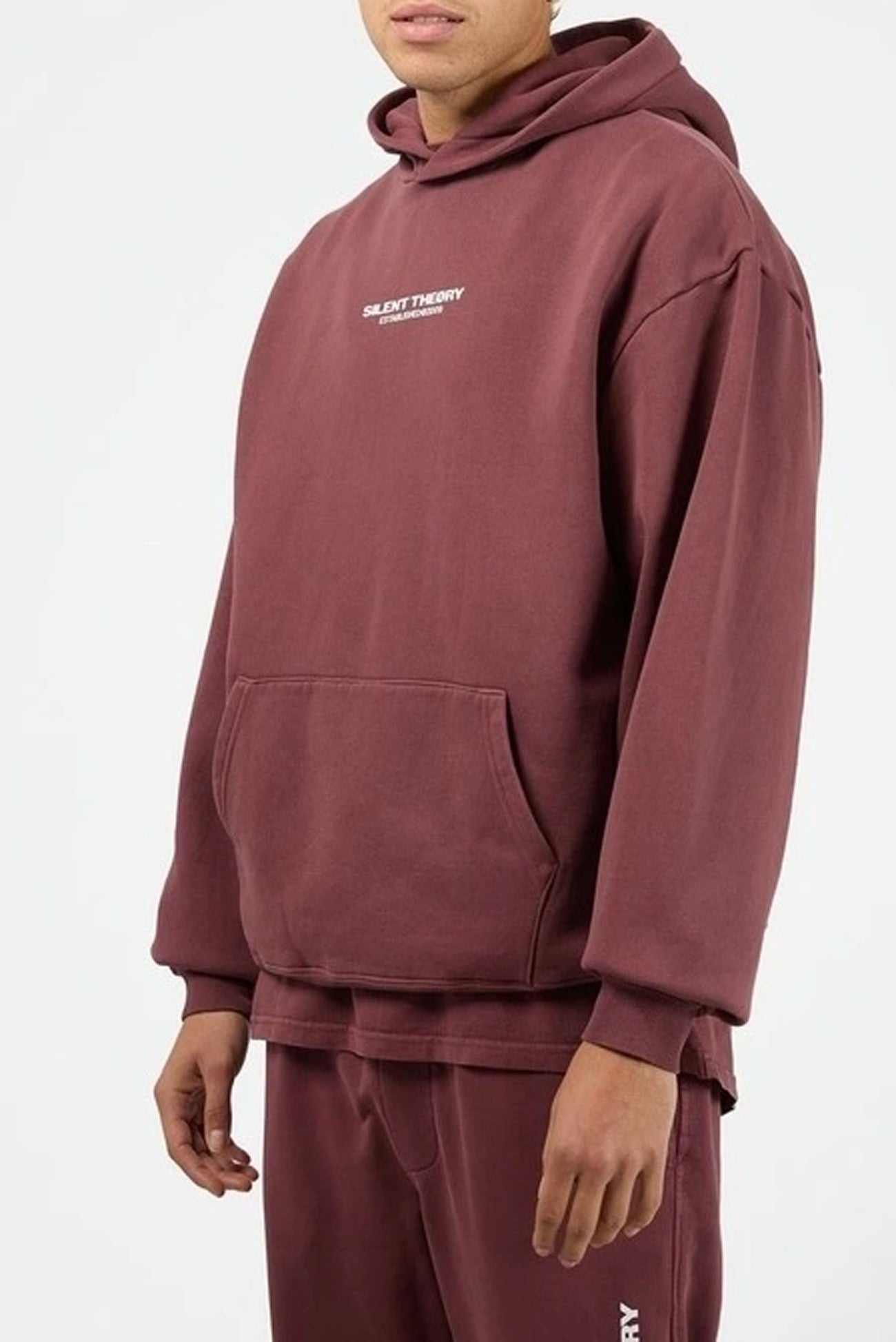Essential Theory Hoodie Burgundy