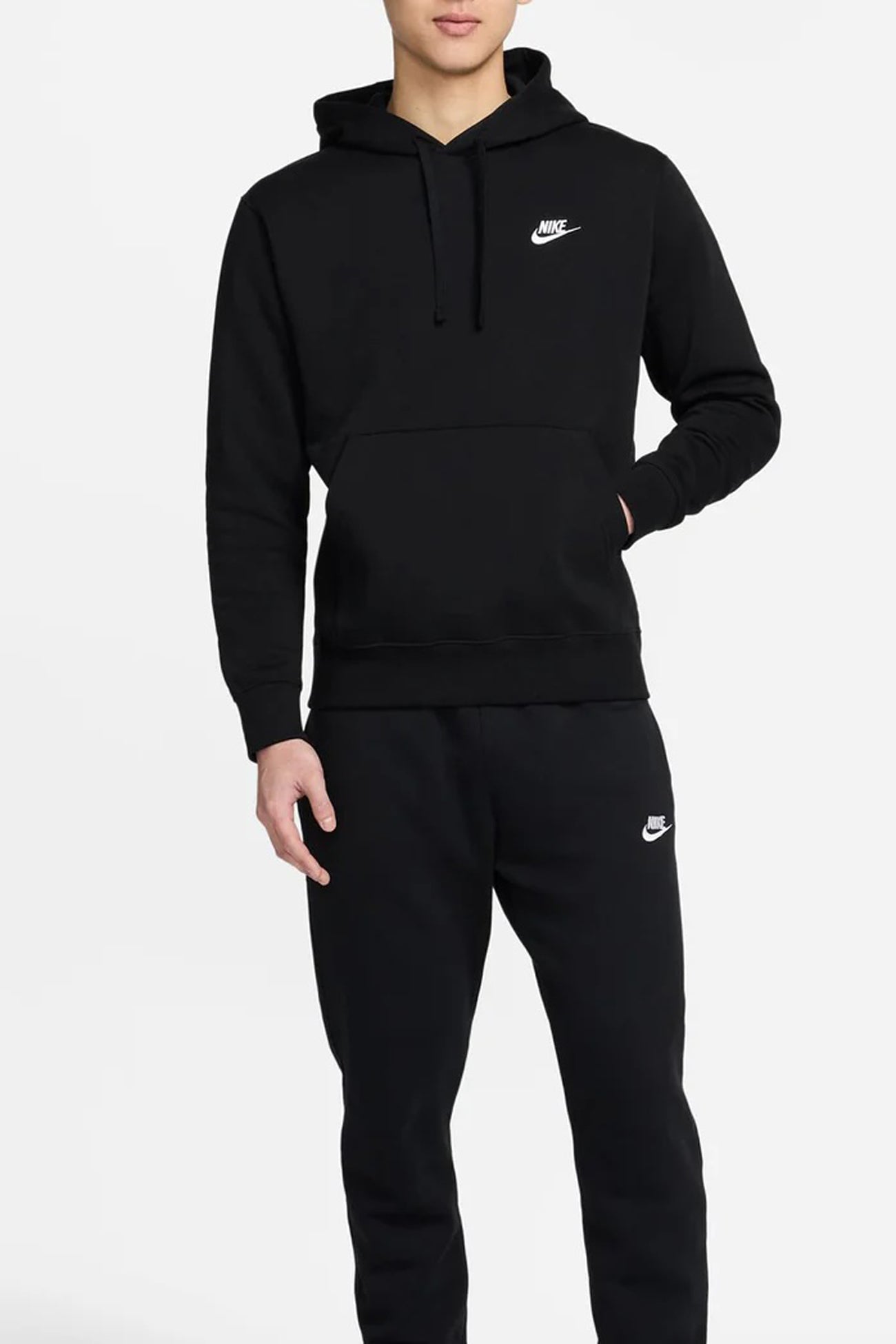 Nike Sportswear Club Pullover Hoodie Black