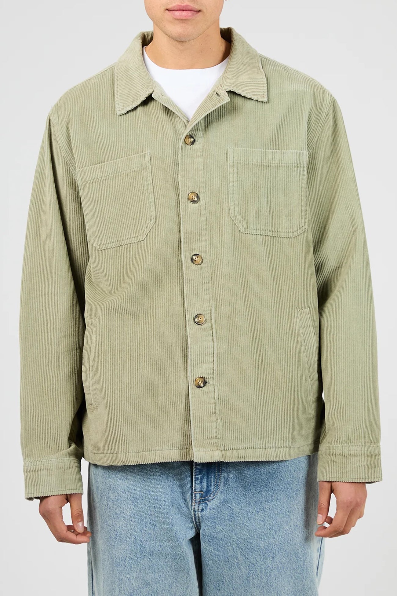 Jameson Cord Shirt Sage