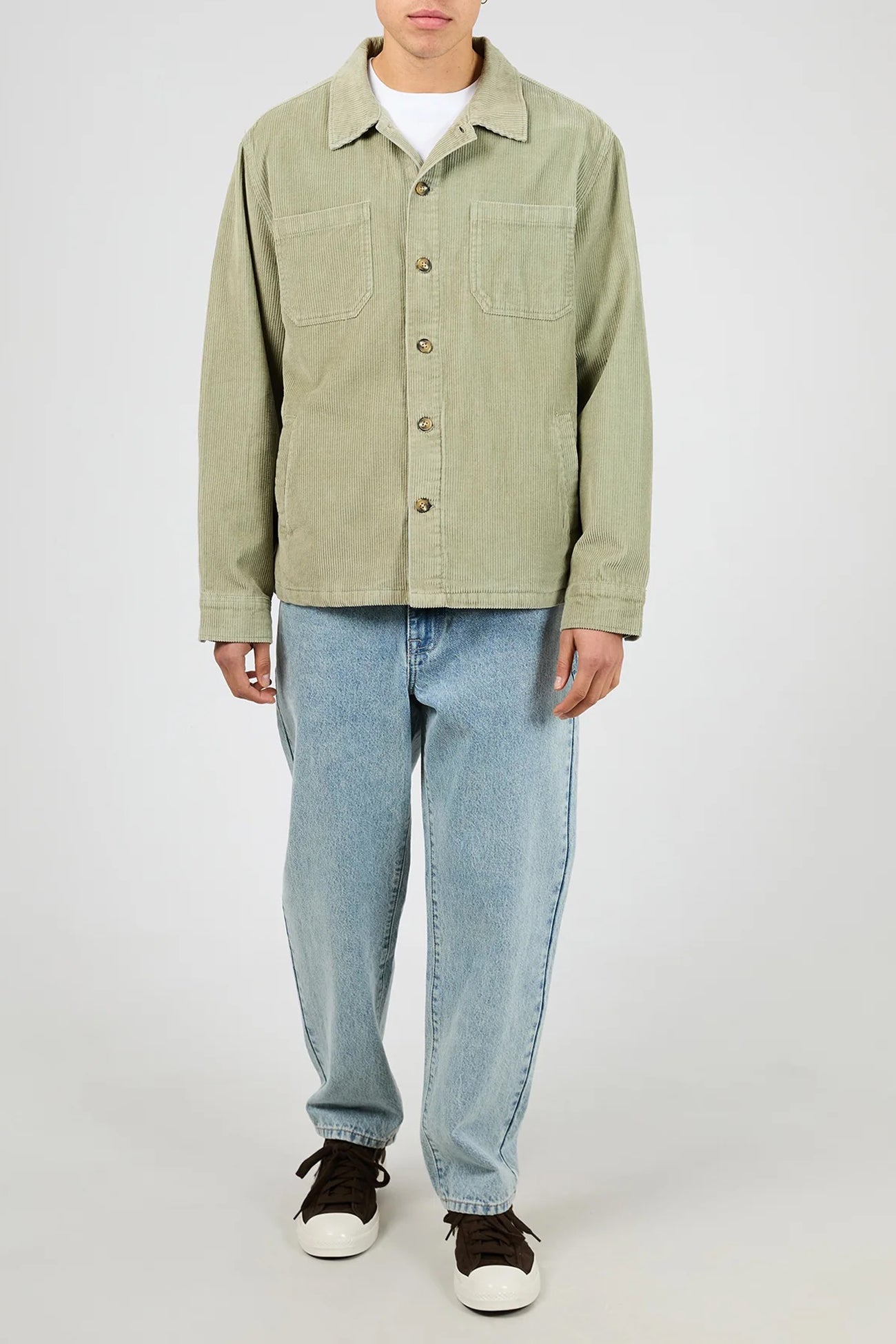 Jameson Cord Shirt Sage