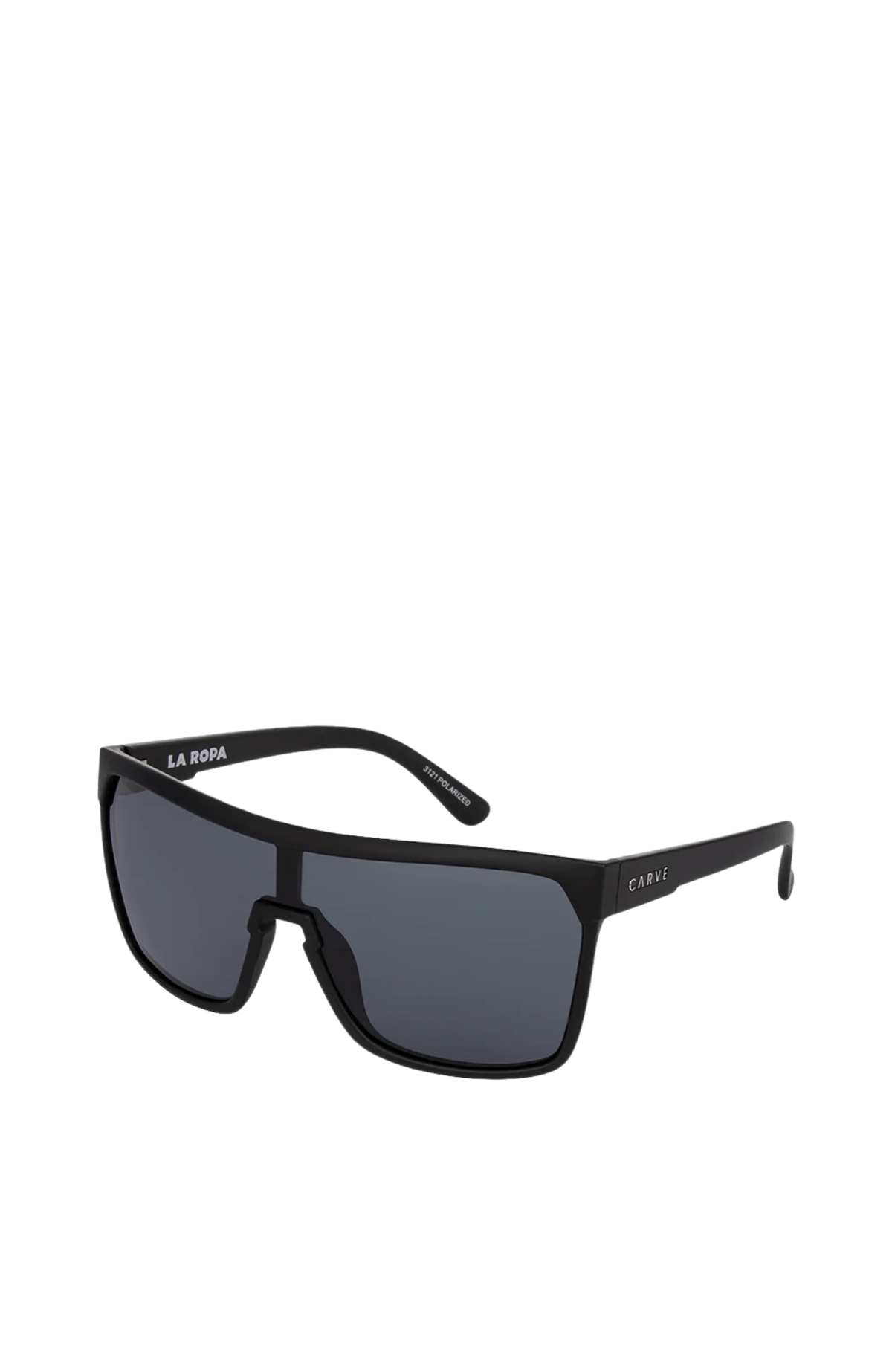 La Ropa Matt Black // Black Polarized Lens
