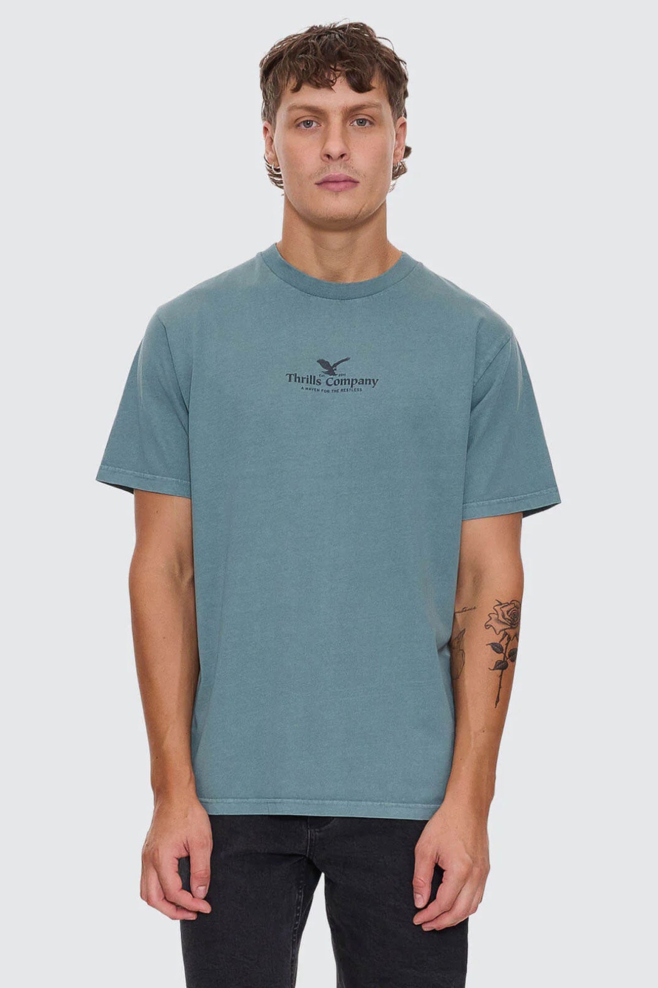 A Haven For The Restless Merch Fit Tee Green Coast