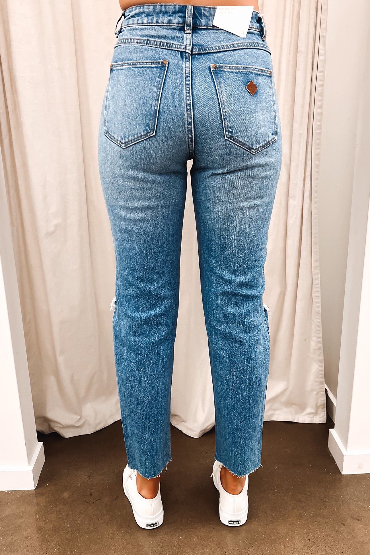 A 94 High Slim Jean Mila Organic Rip