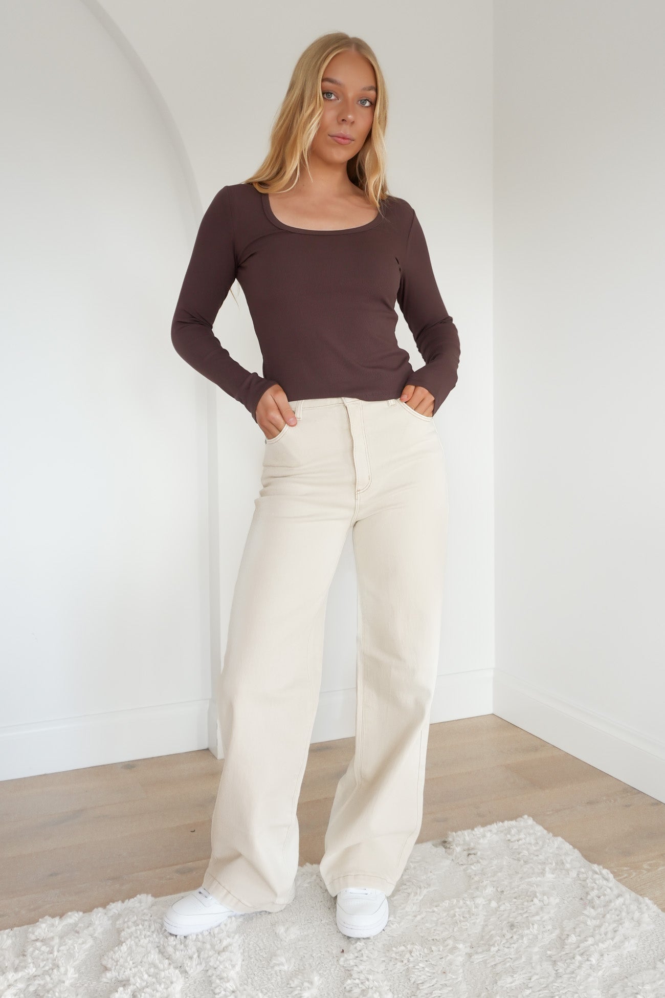 A 94 Wide Jean Vanilla