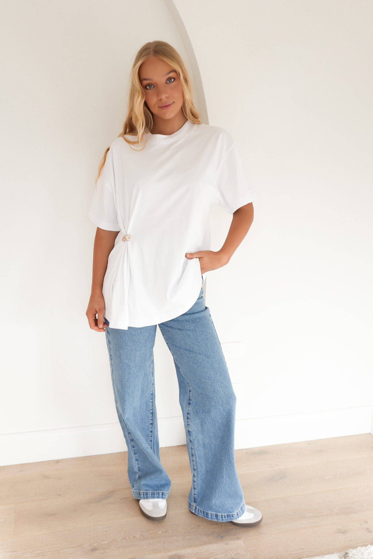 AAE Liv Gather Tee White