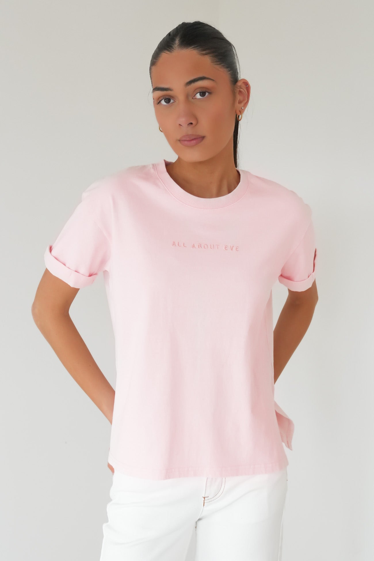 AAE Washed Tee Light Pink
