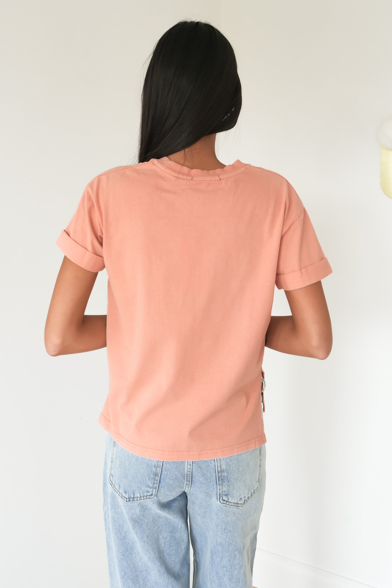 AAE Washed Tee Peach
