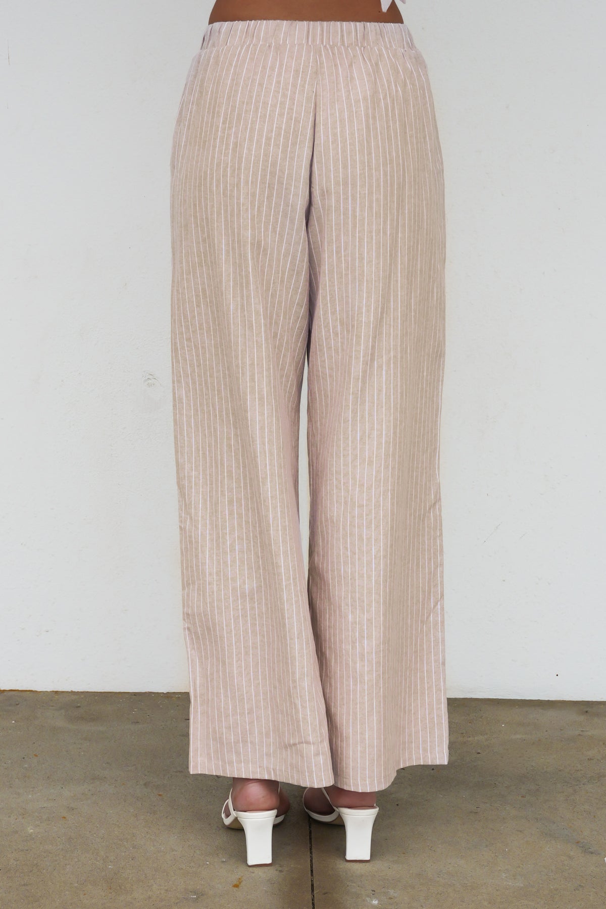Abby Set Beige Stripe
