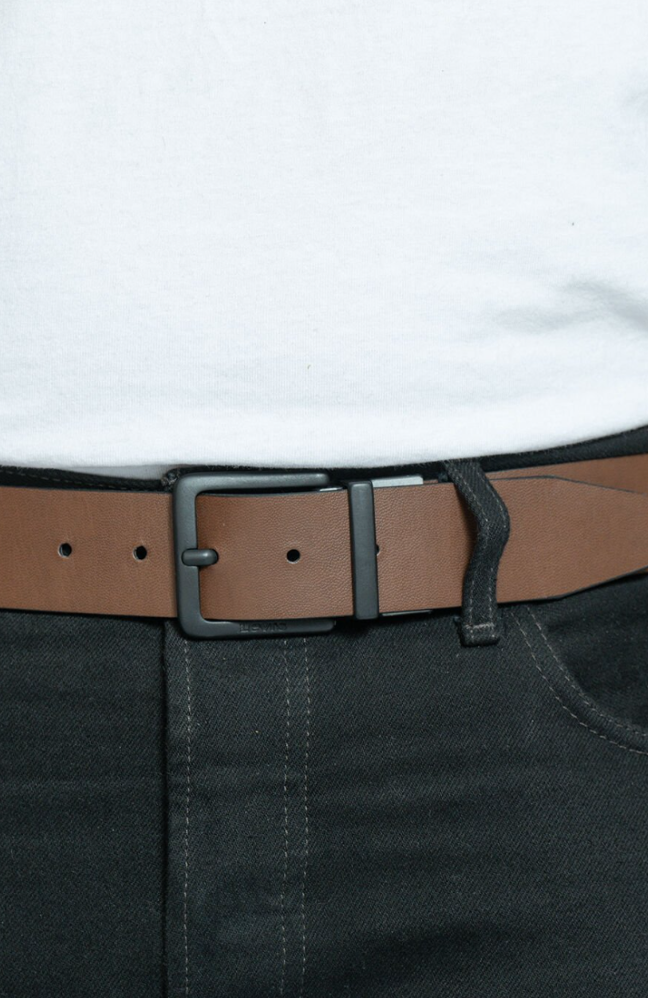 Louis Reversible Belt Regular Black Brown