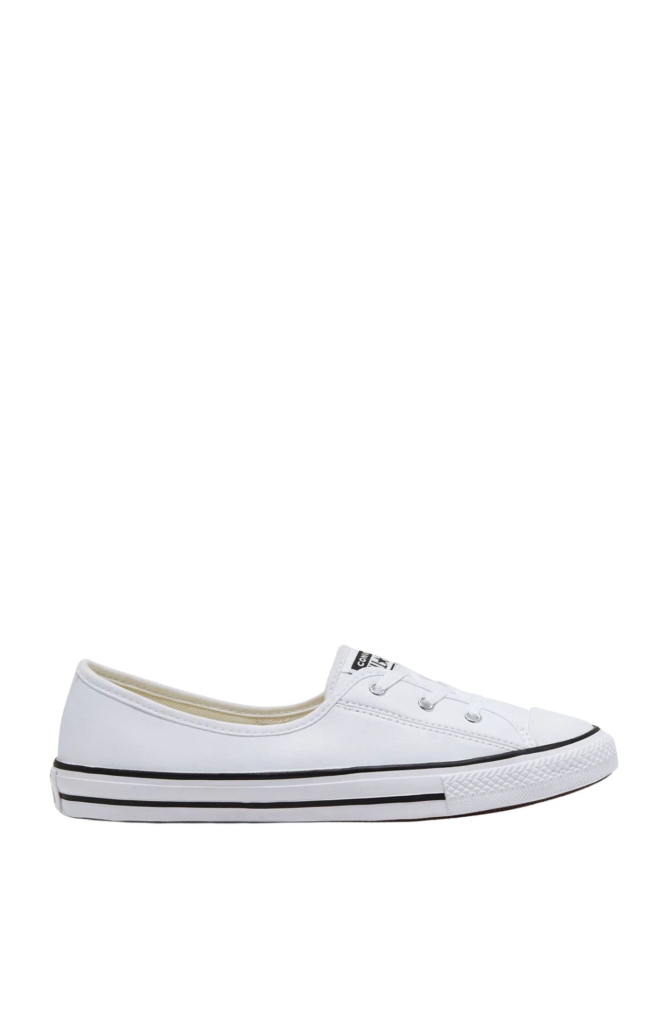 Chuck Taylor All Star Ballet Lace Faux Leather Slip White