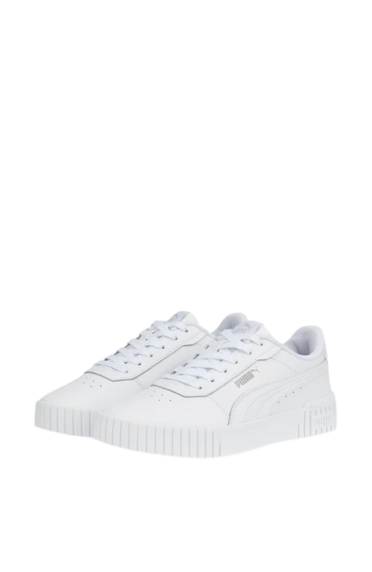 Carina 2.0 Leather Sneaker Puma White Silver