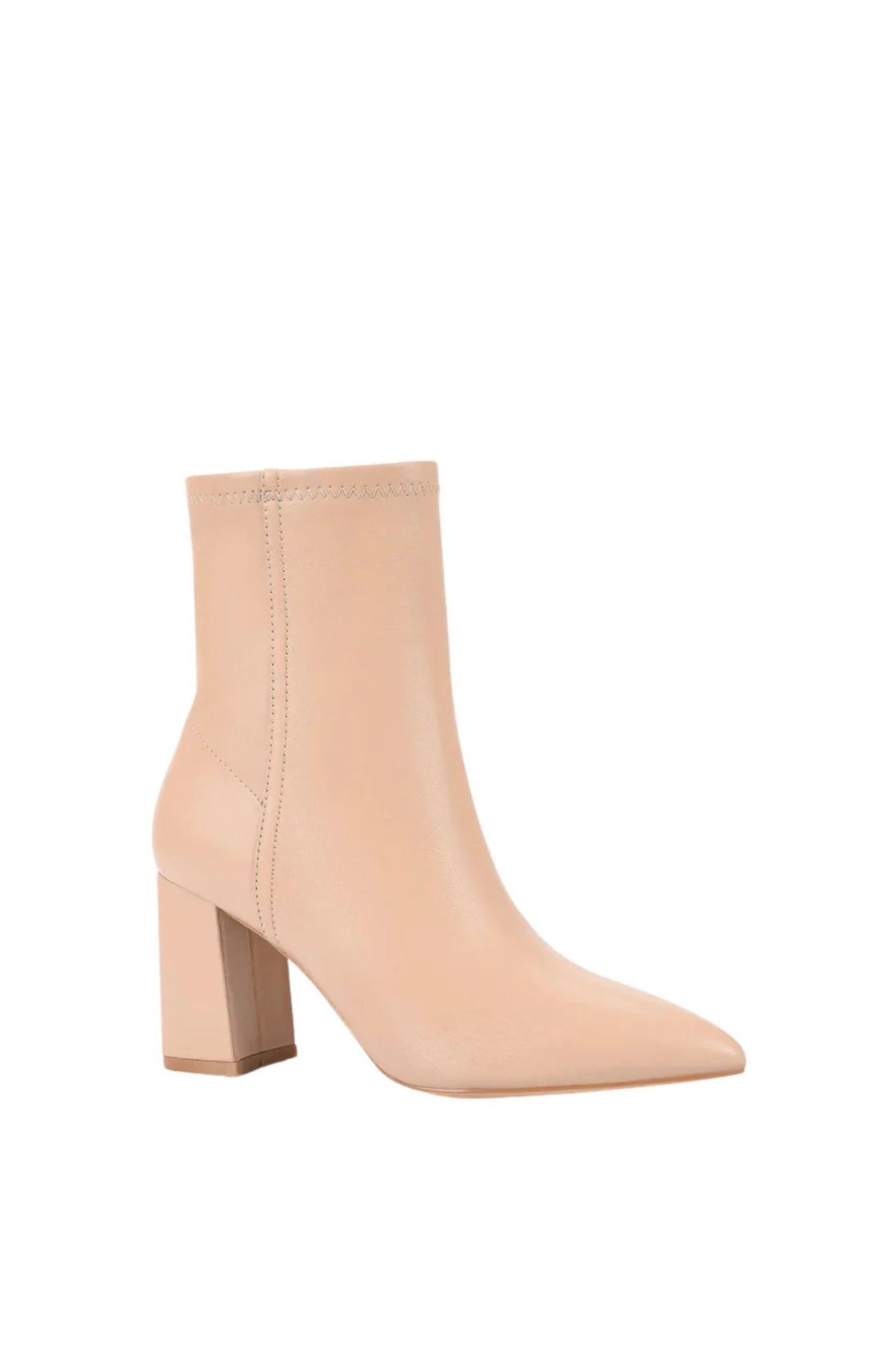 Max Stretch Ankle Boot Beige Stretch