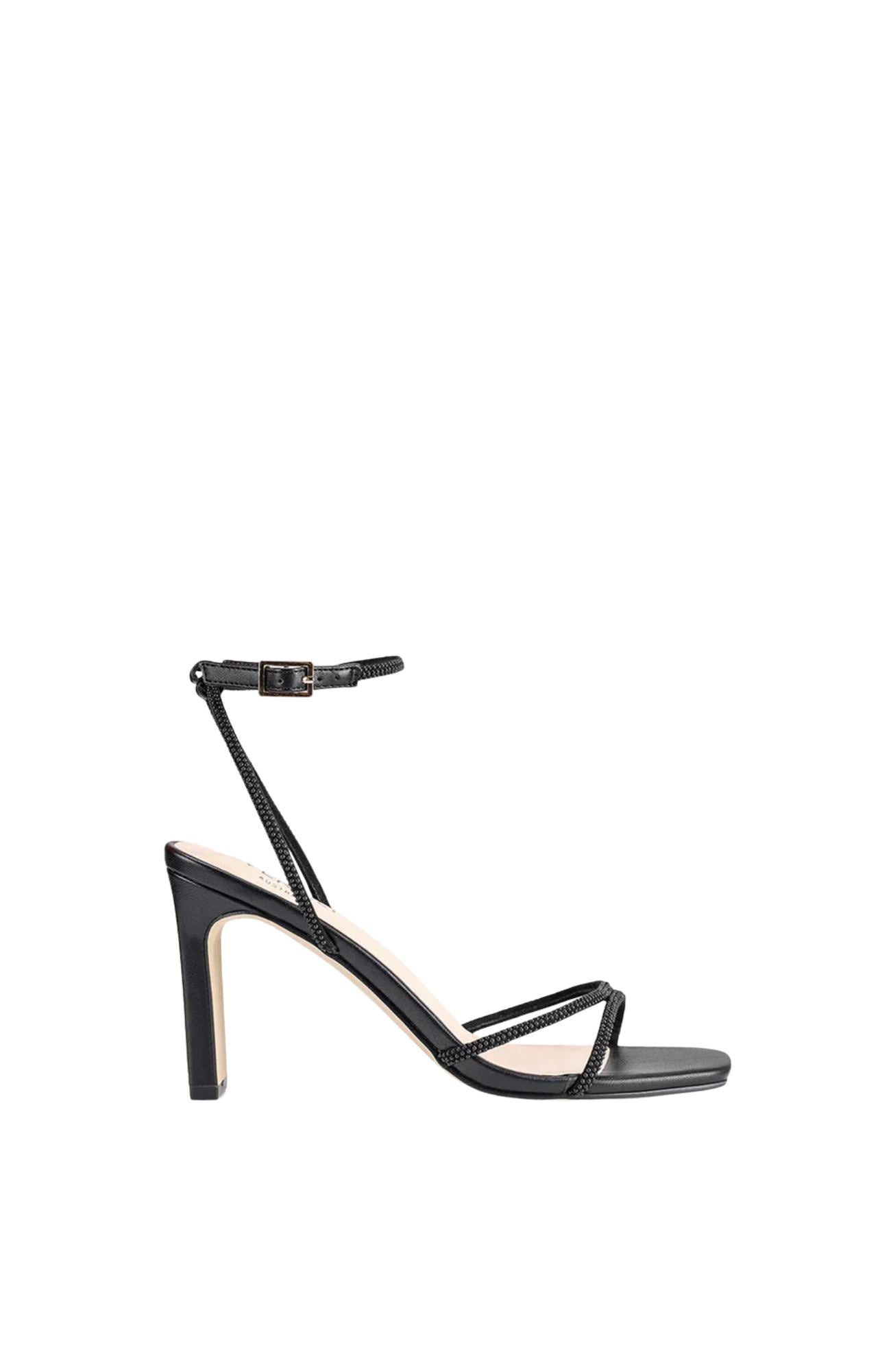 Kian Block Heel Black Pearl