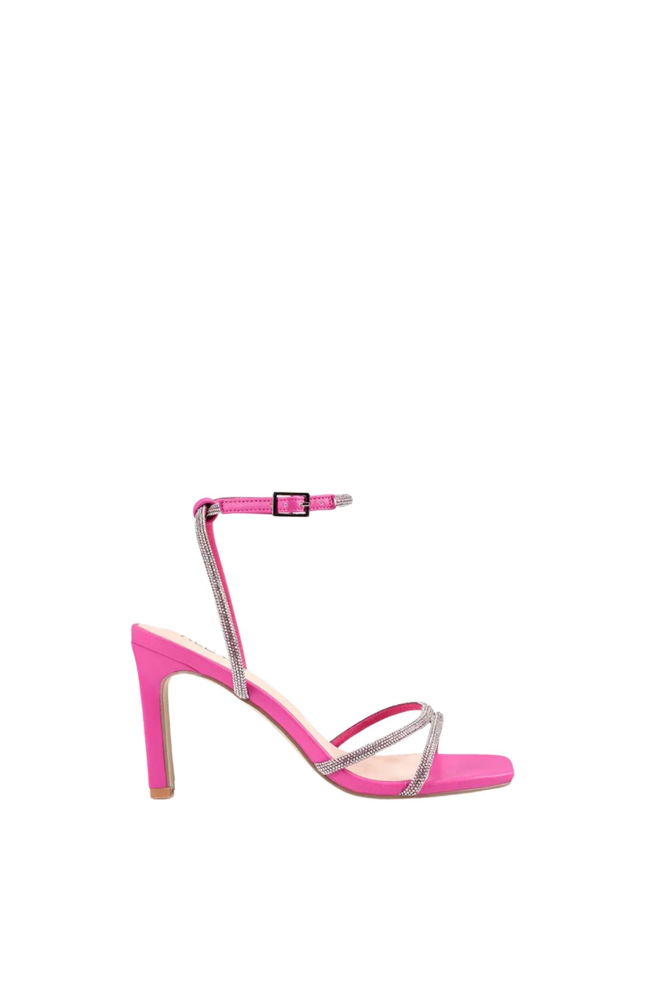 Kian Block Heel Hot Pink Smooth