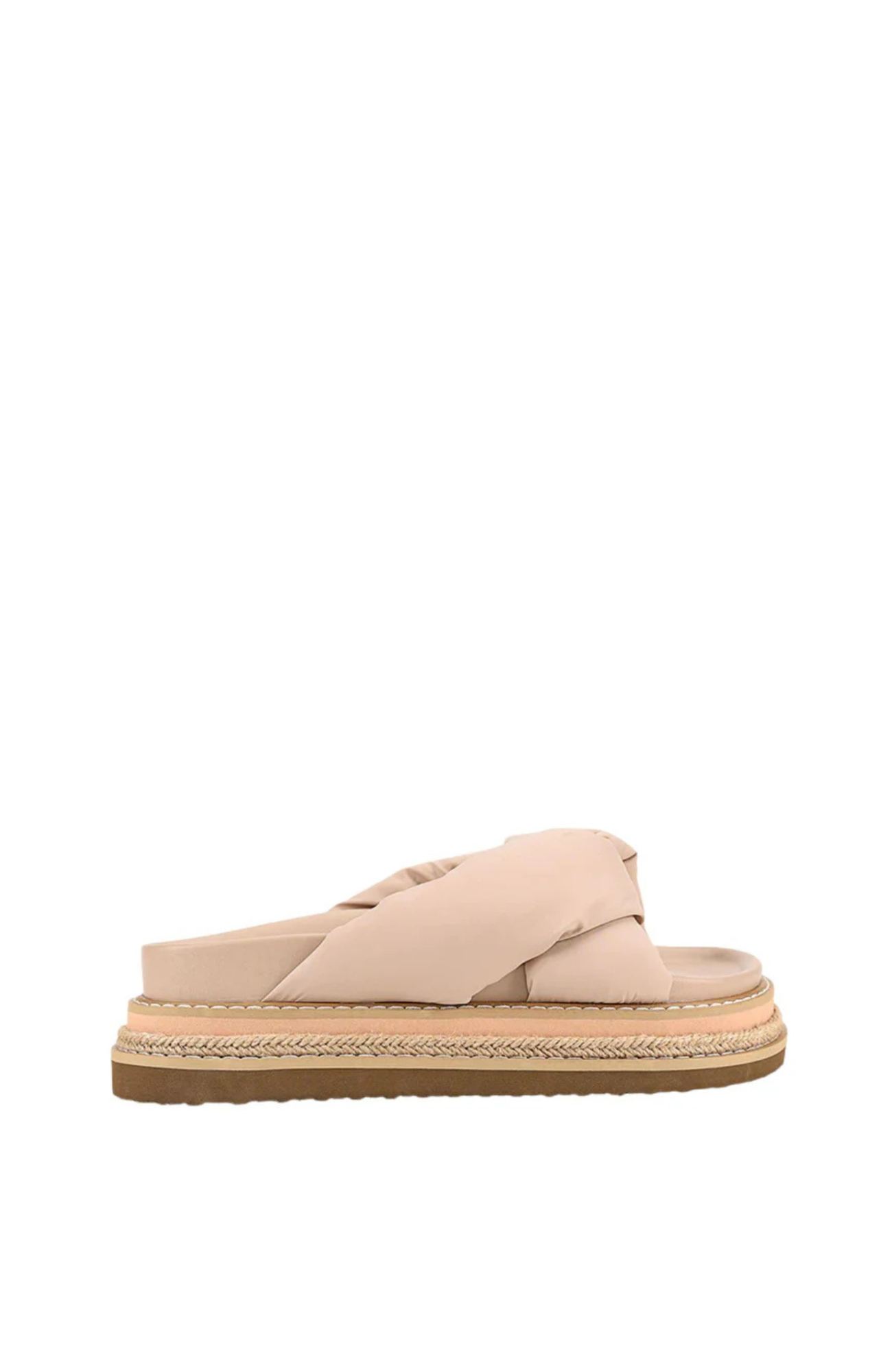 Thames Flatform Slides Stone Beige