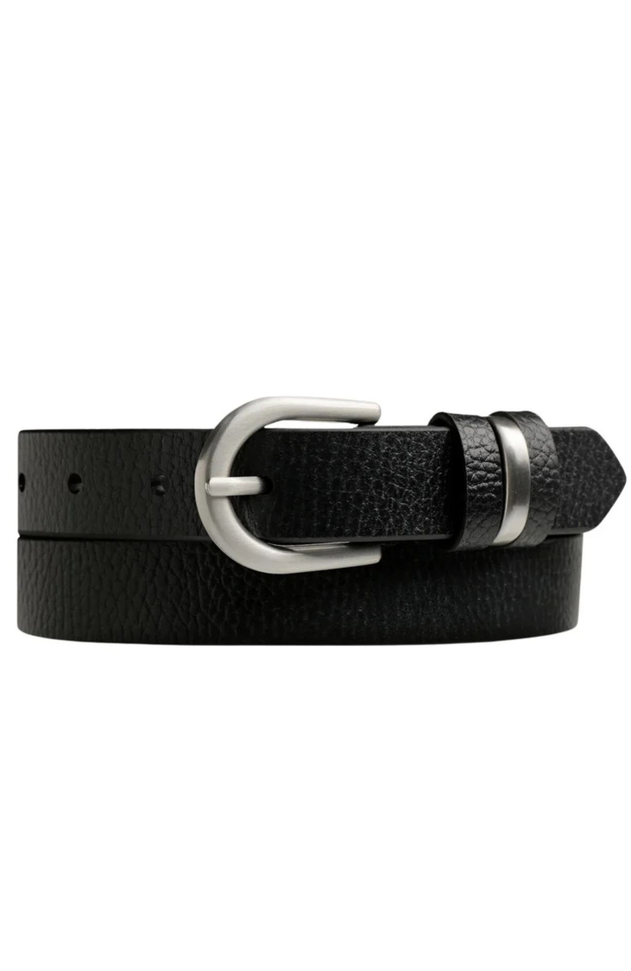 Over And Over Belt Black Silver