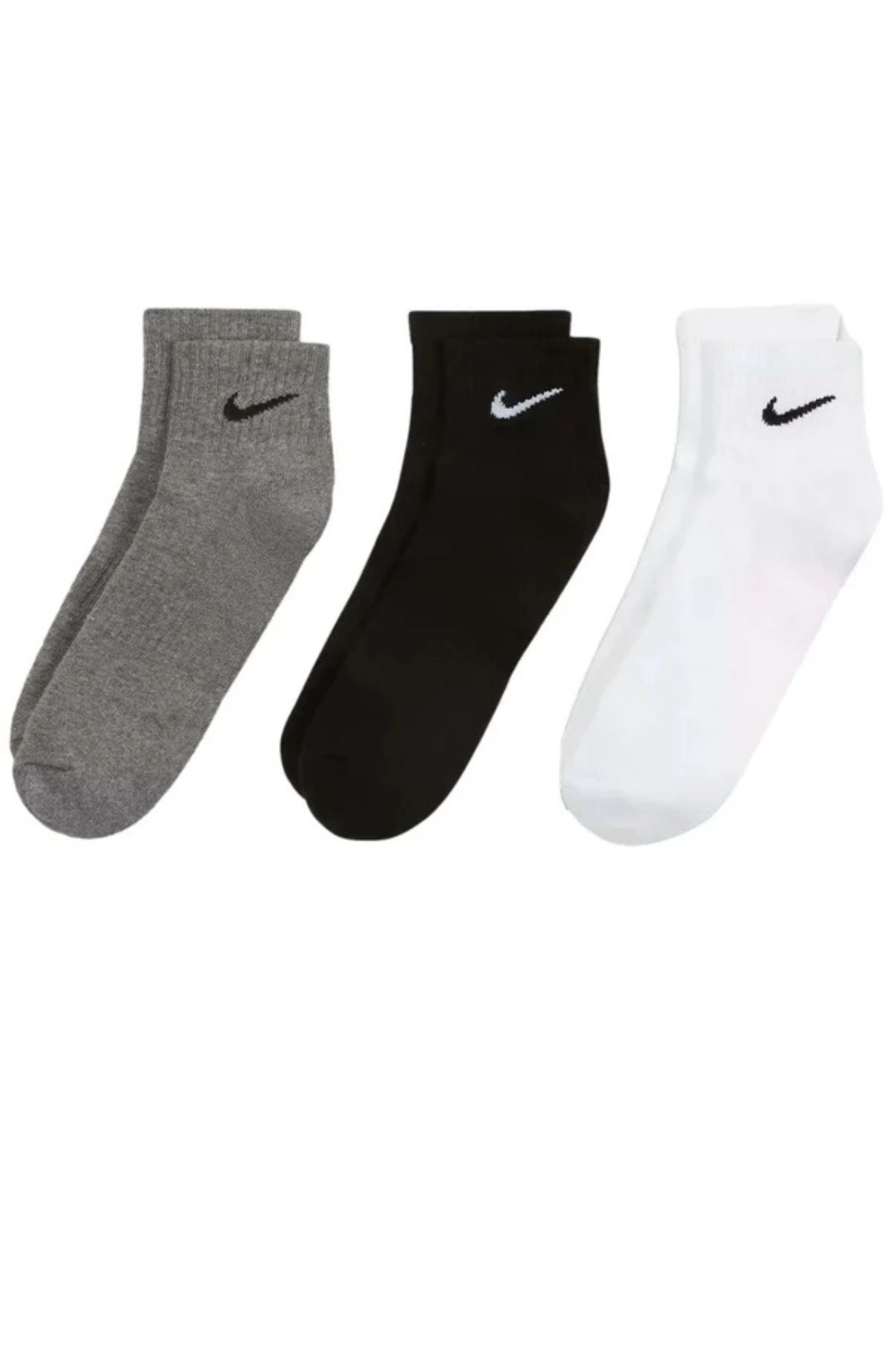 Nike Everyday Cushioned Ankle Socks 3PK Multi Colour