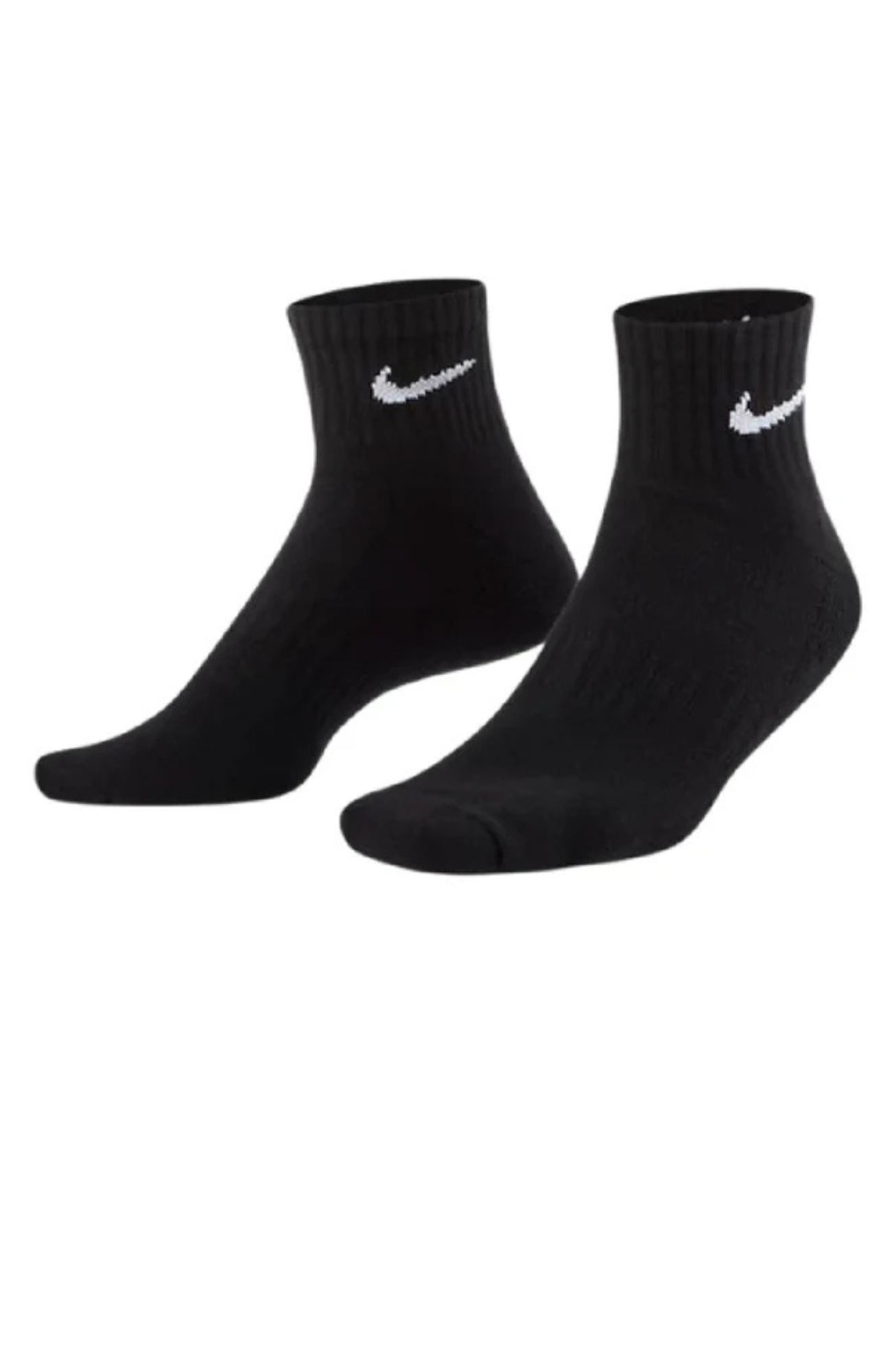 Nike Everyday Cushioned Ankle Socks 3 Pairs Black