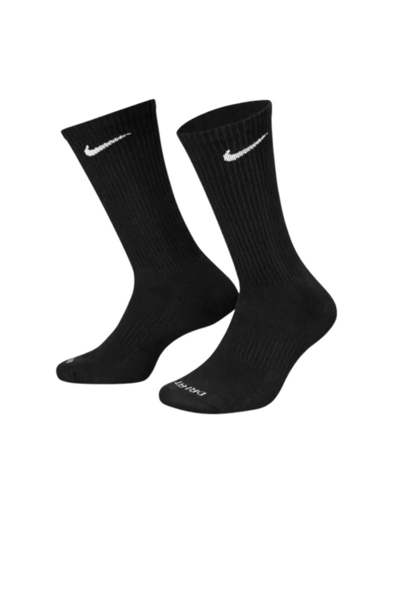 Nike Everyday Plus Cushioned Training Crew Socks 6 Pairs Black
