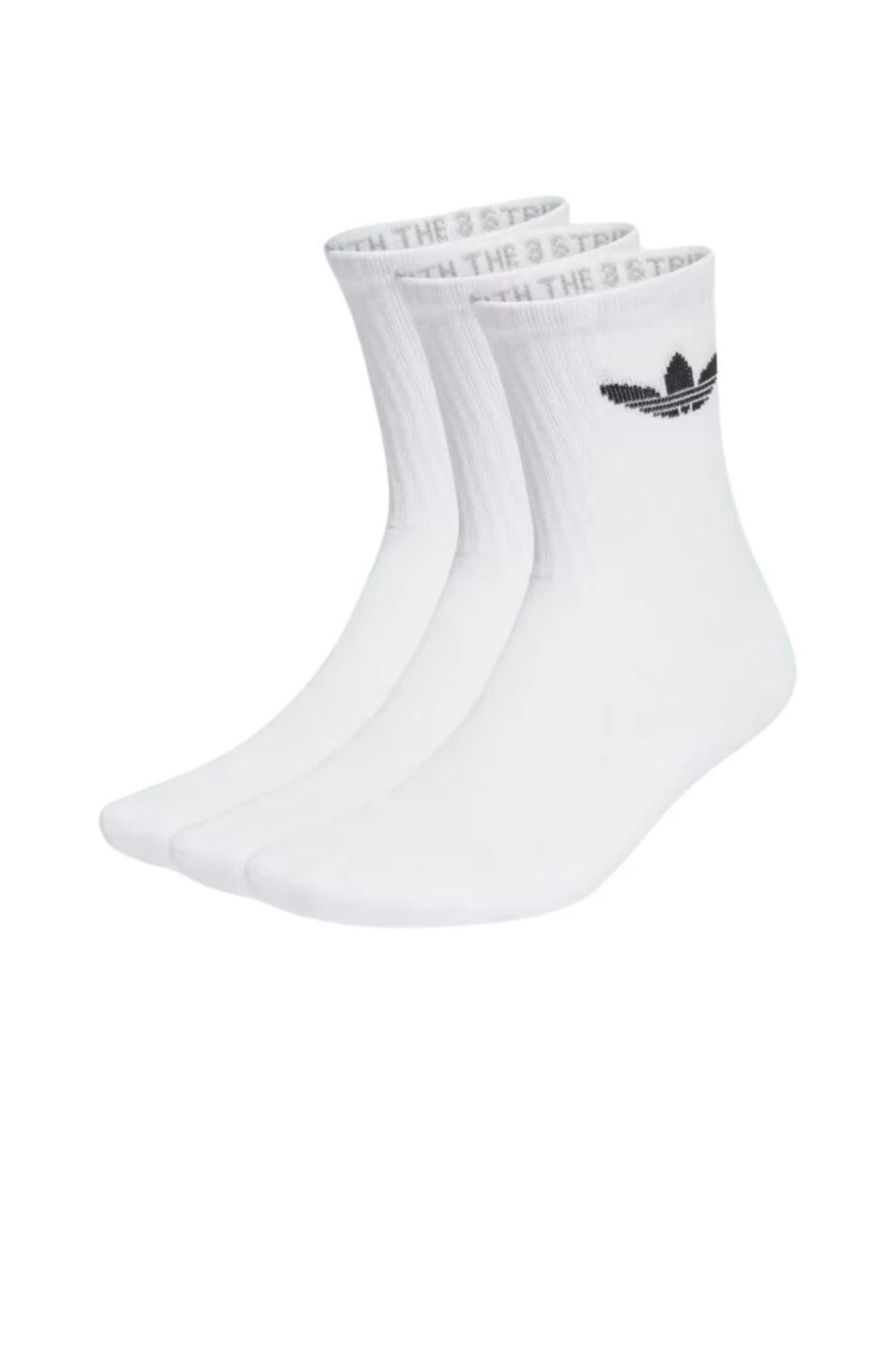 Tre Crew Cushioned Socks 3PK White