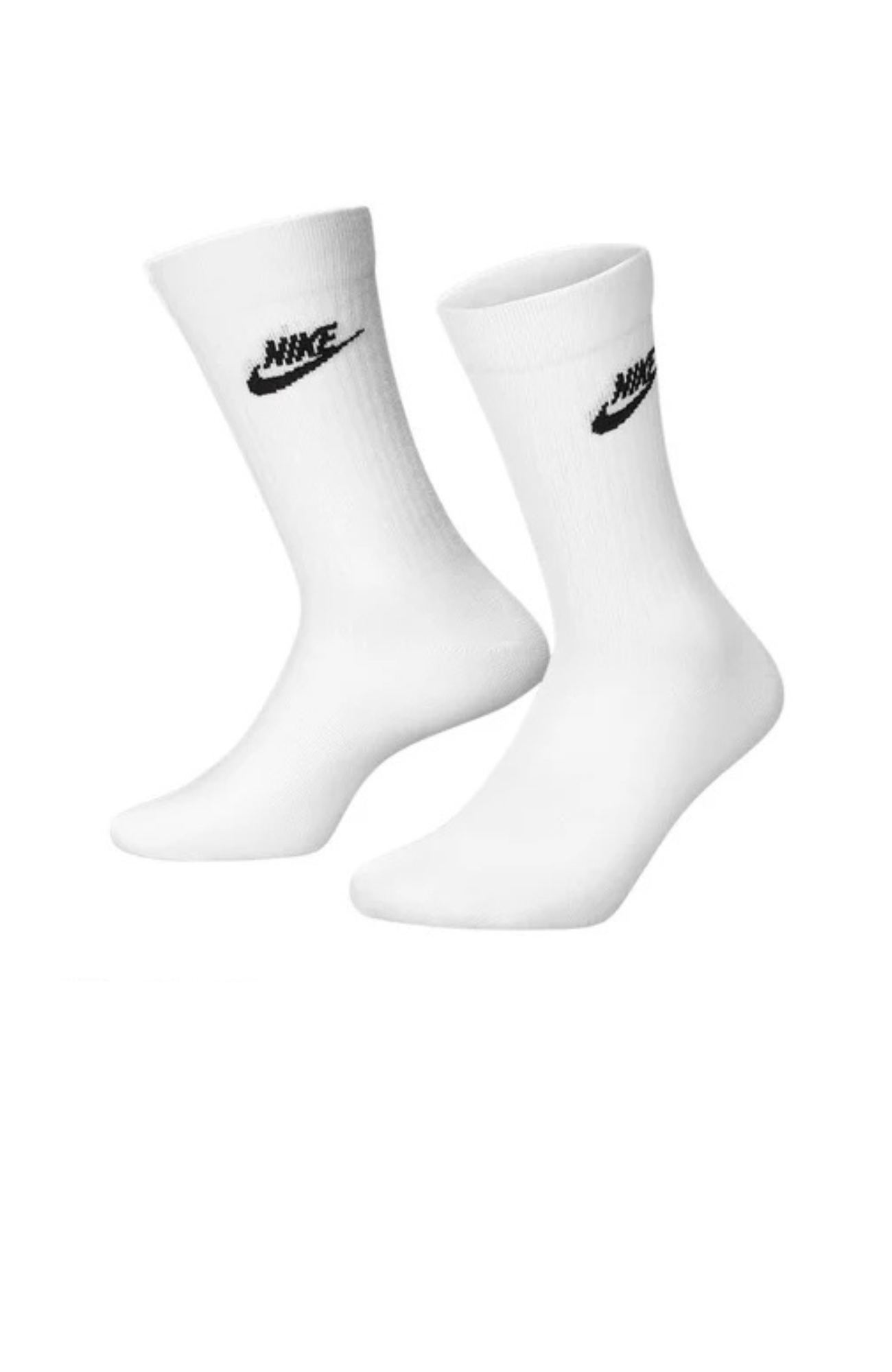Nike Sportswear Everyday Essential Crew Socks 3PK White Black