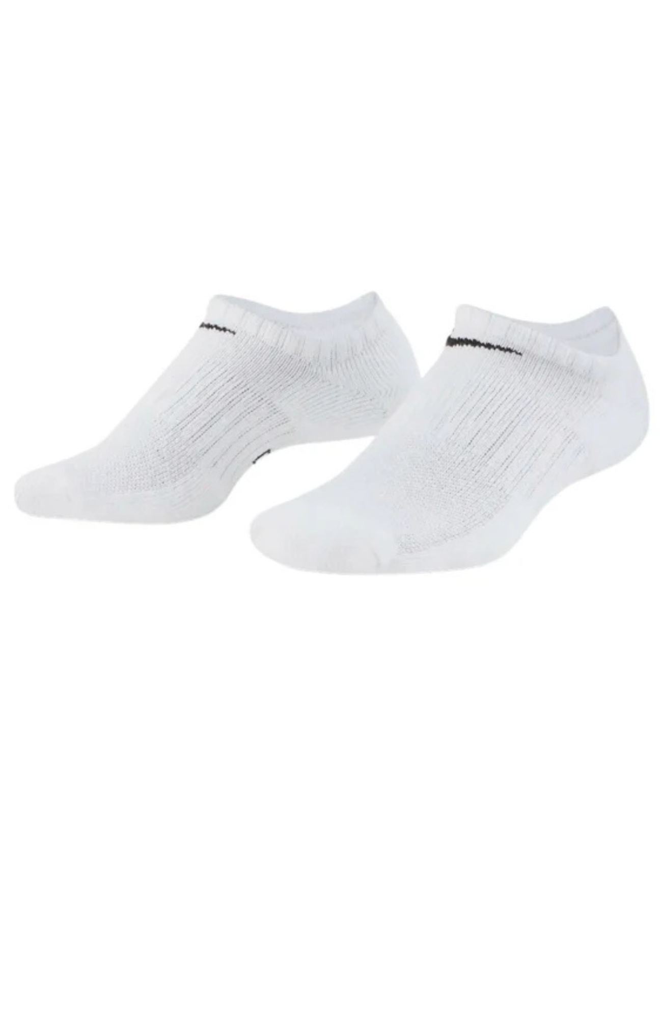 Nike Everyday Cushioned Training No-Show Socks 3 Pairs White