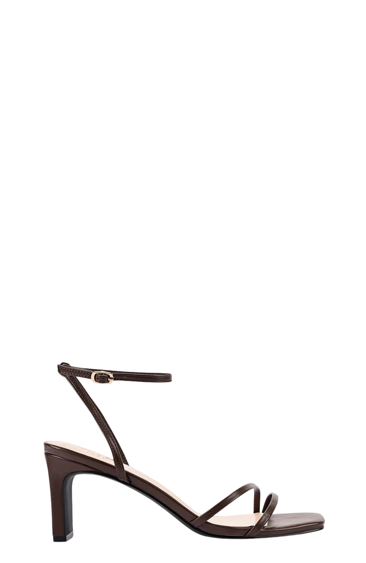 Gilbert Block Heel Sandals Chocolate Brown