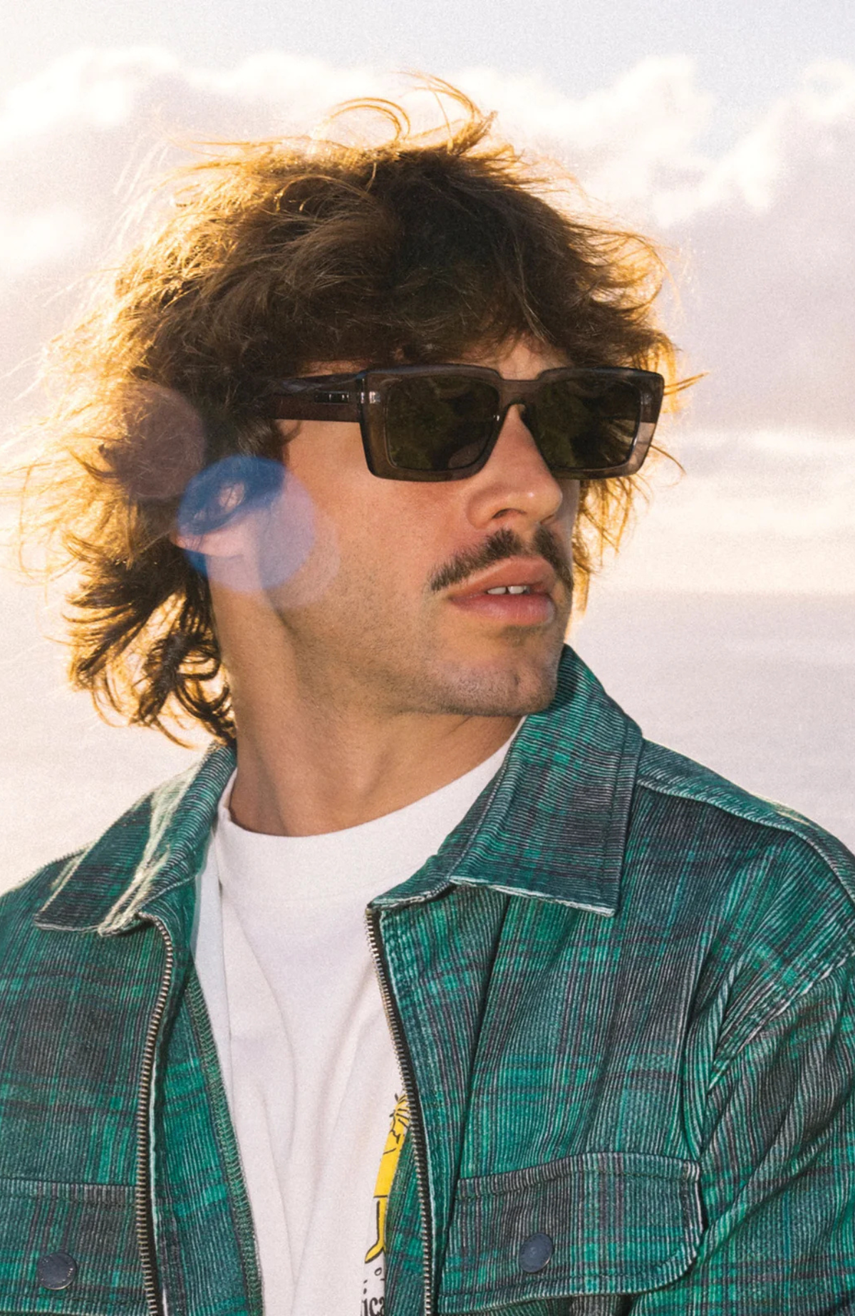 Ziggy Crystal Charcoal // Grey Polarized Lens