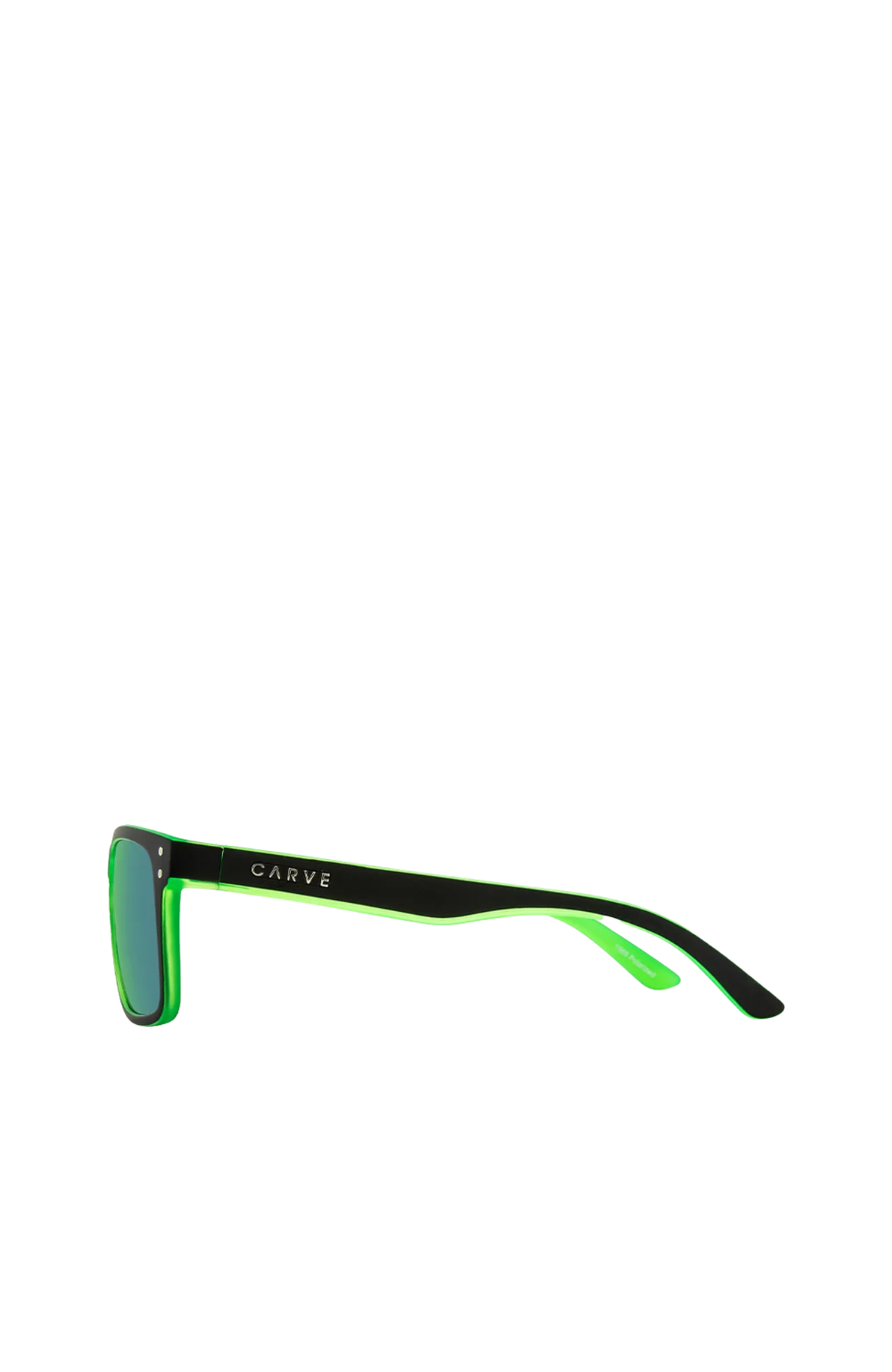 Goblin Matt Black // Green Iridium Polarized