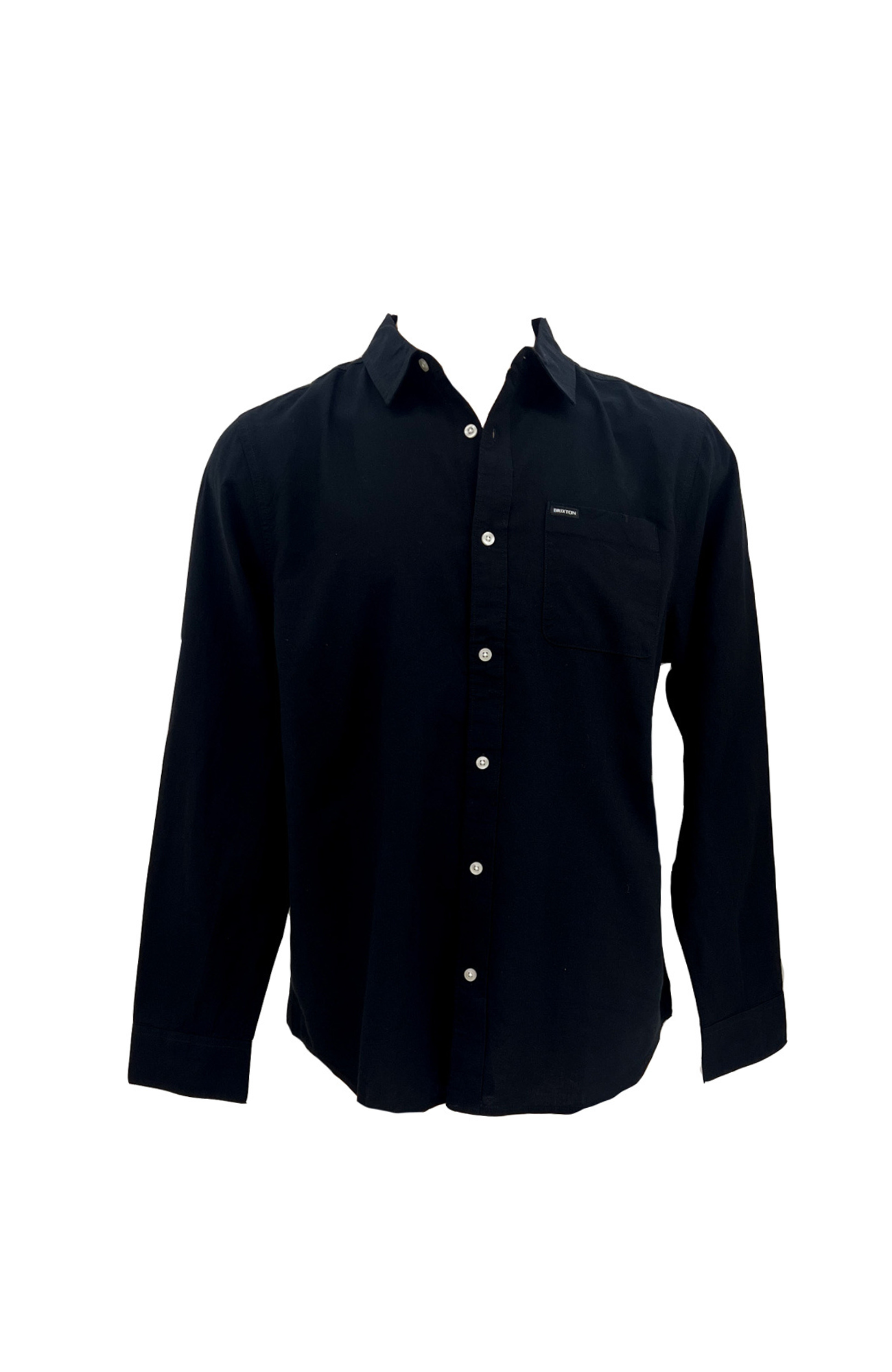 Charter Long Sleeve Woven Shirt Black