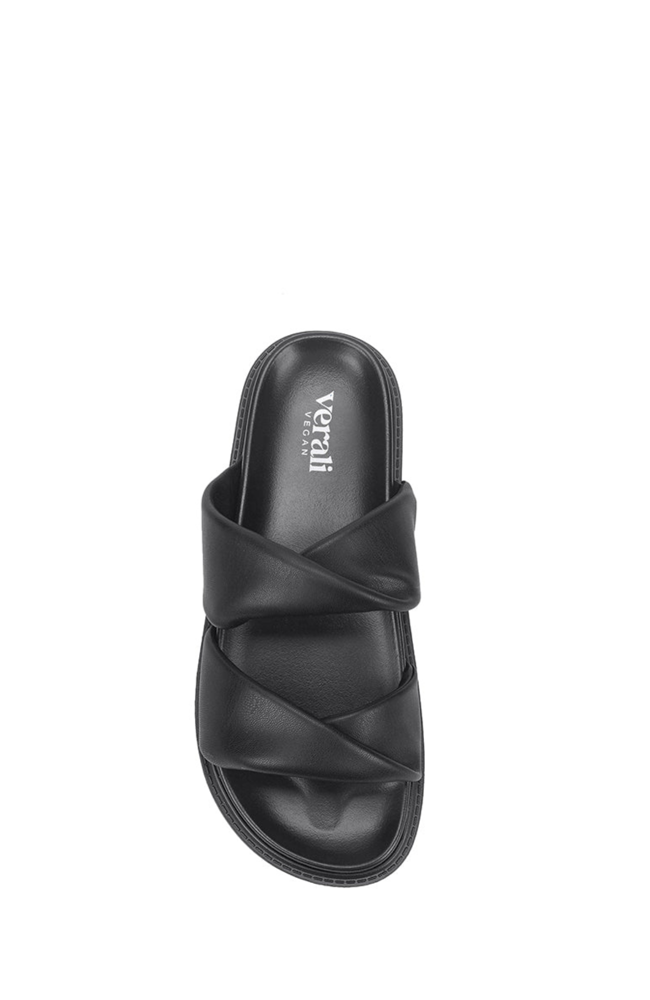 Bindy Footbed Slides Black