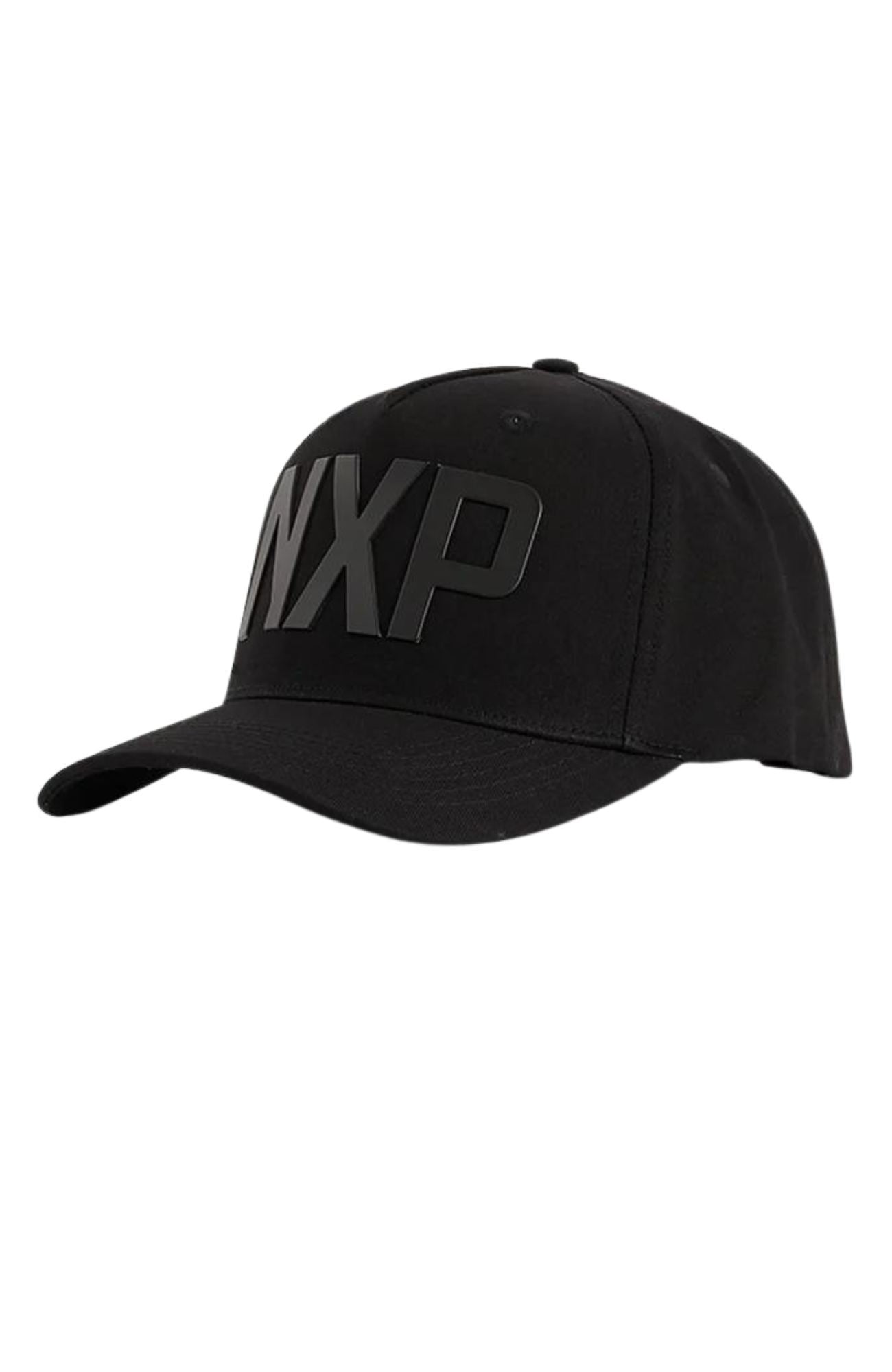 Facade 5 Panel Curved Peak Cap Jet Black