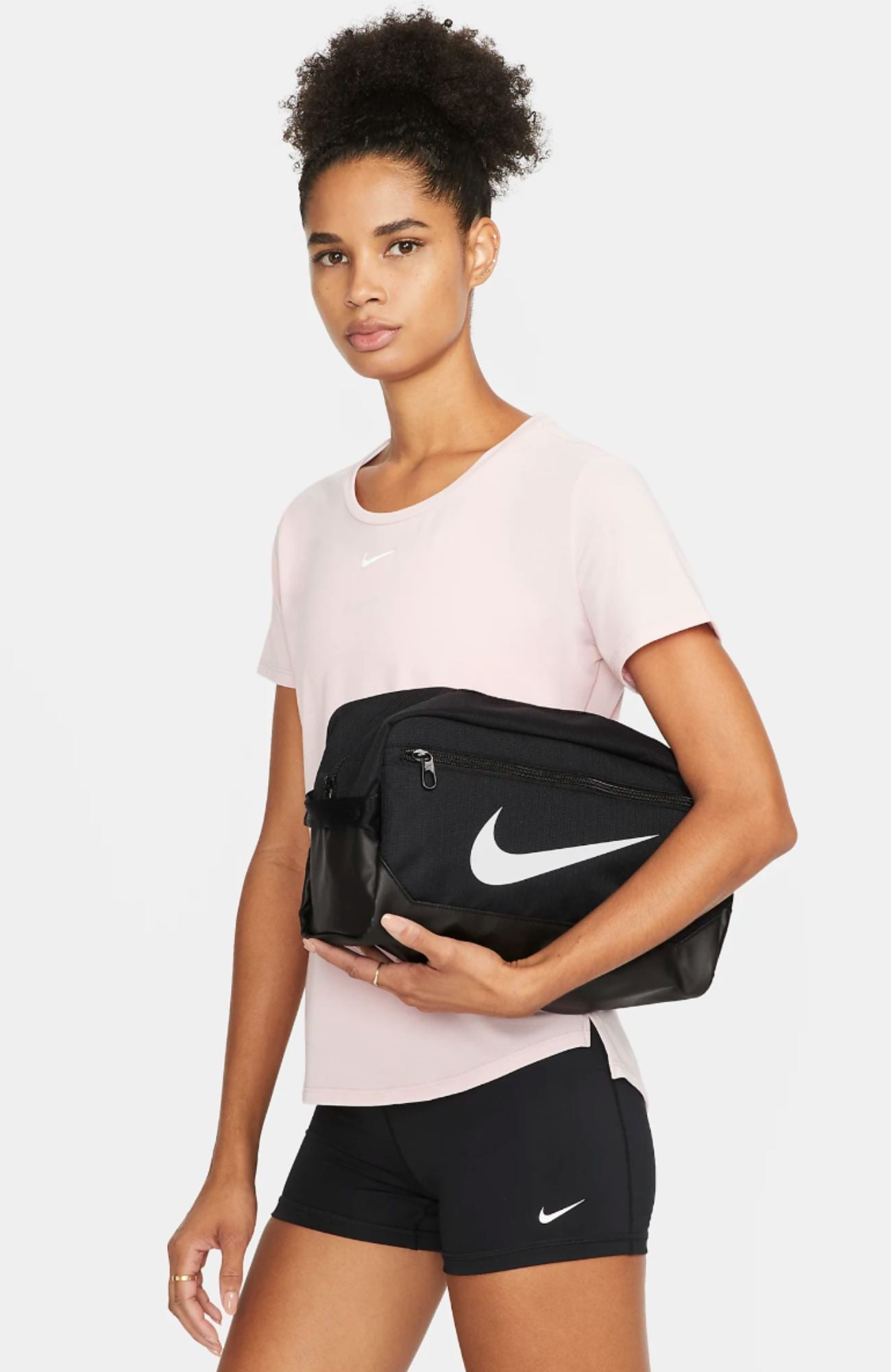 Nike Brasilia 9.5 Duffel Bag 11L Black White