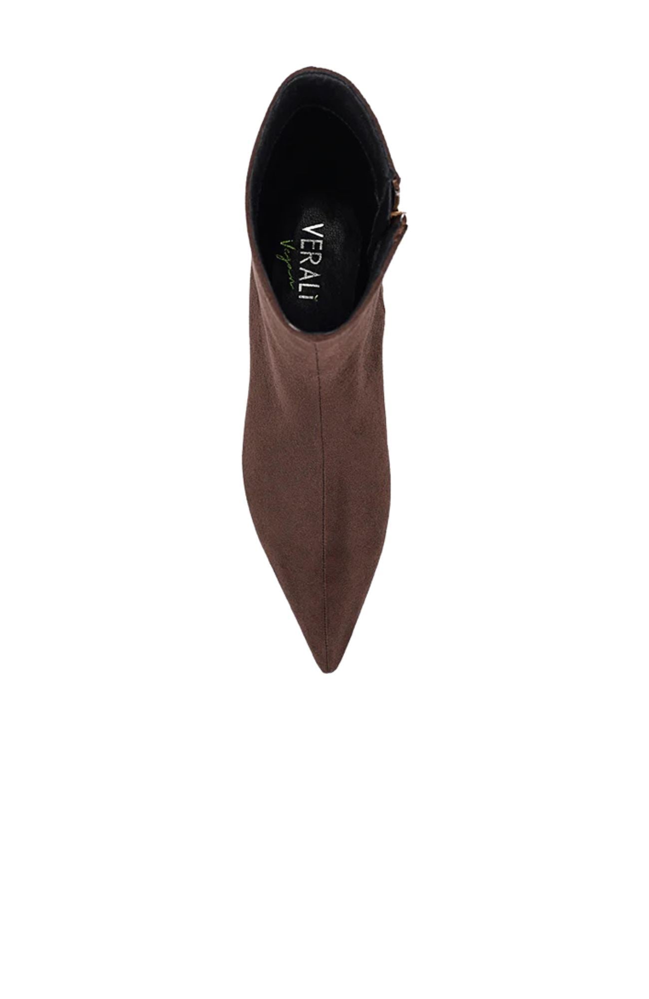 Luca Ankle Boots Chocolate Brown Micro