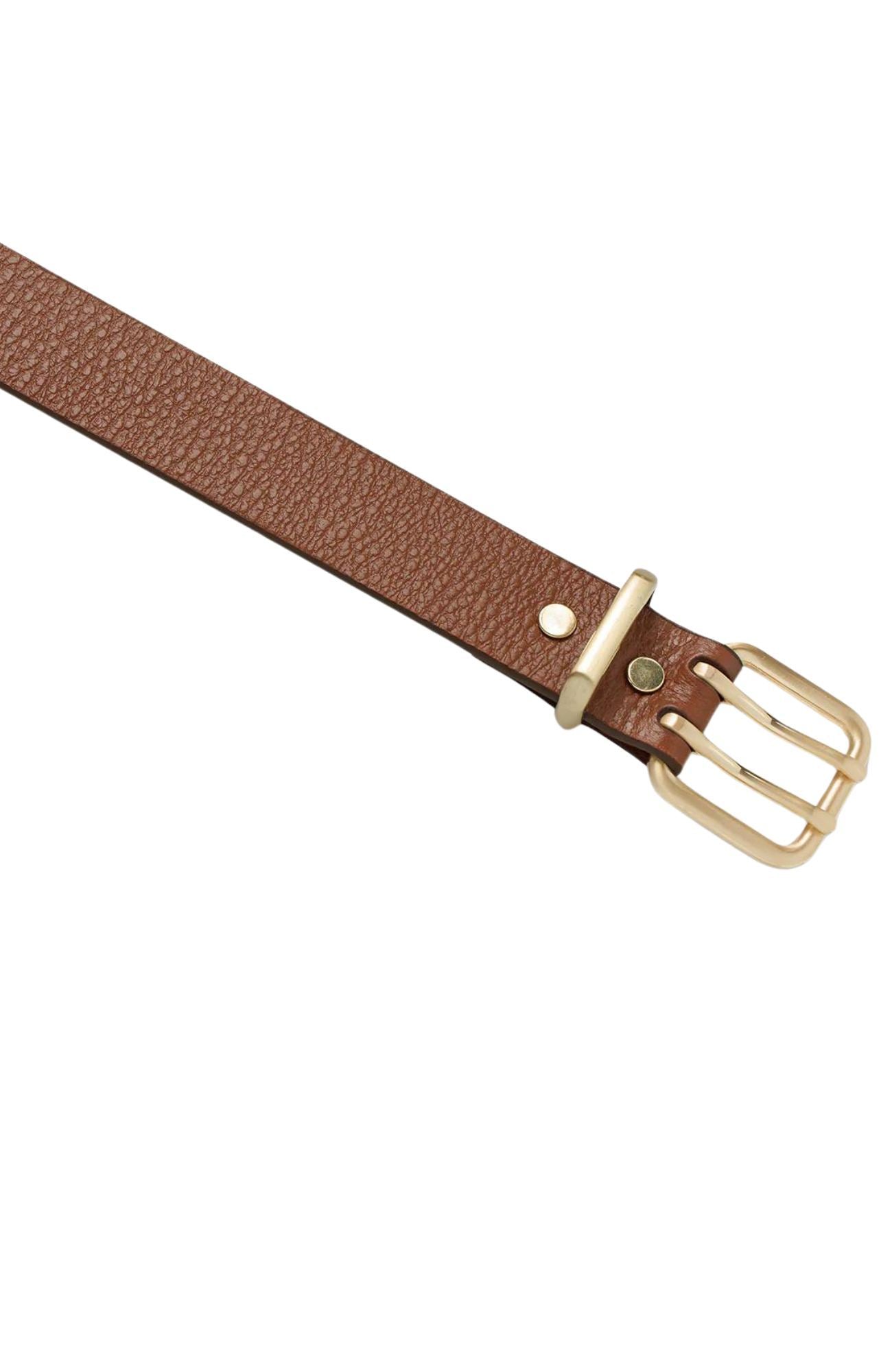 Barely Moving Belt Tan Gold