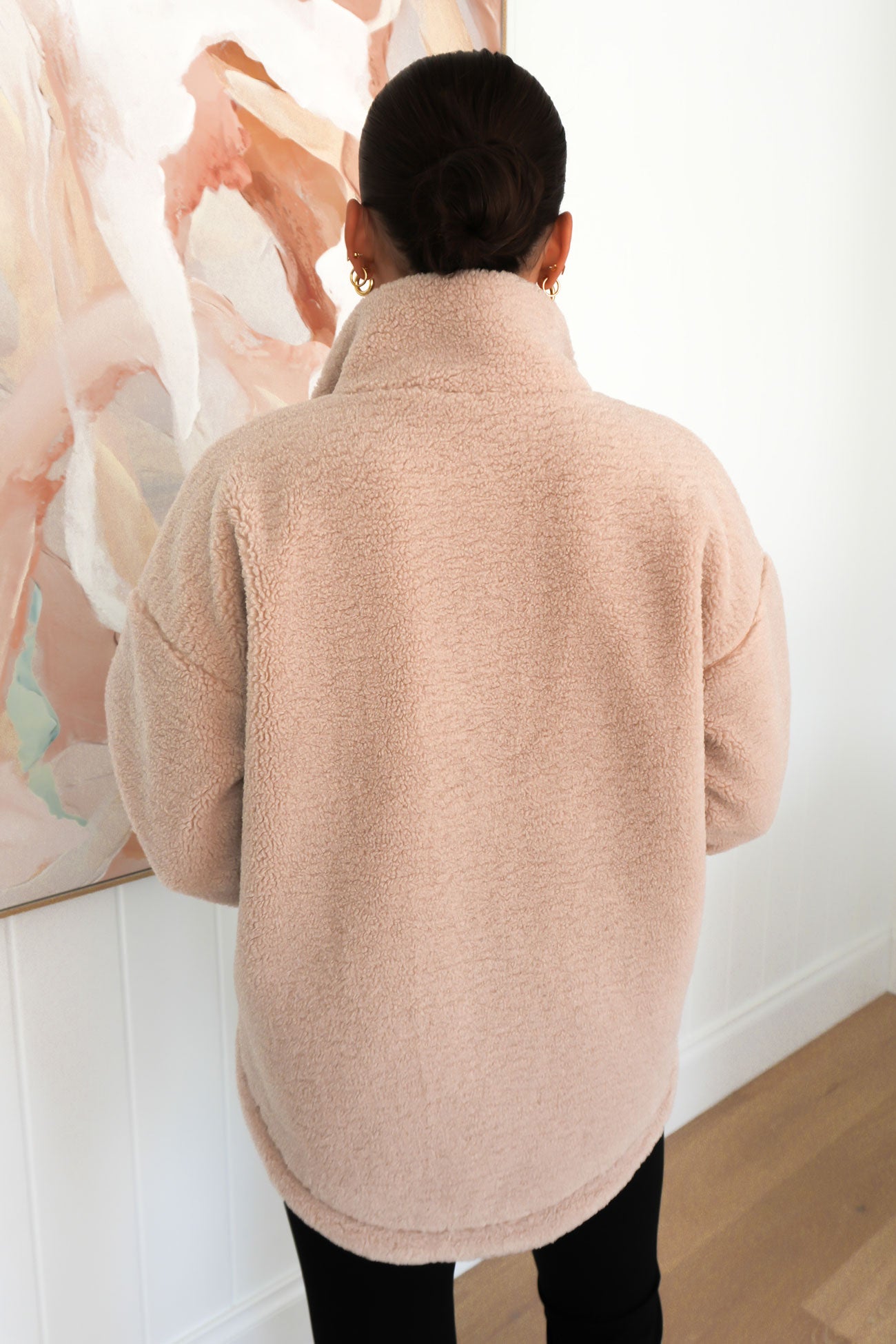 Ace Quarter Teddy Beige