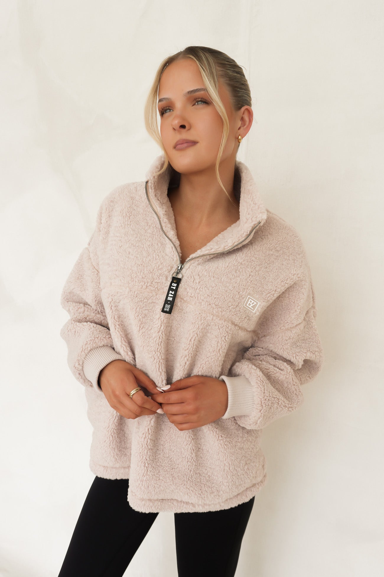 Ace Quarter Teddy Beige