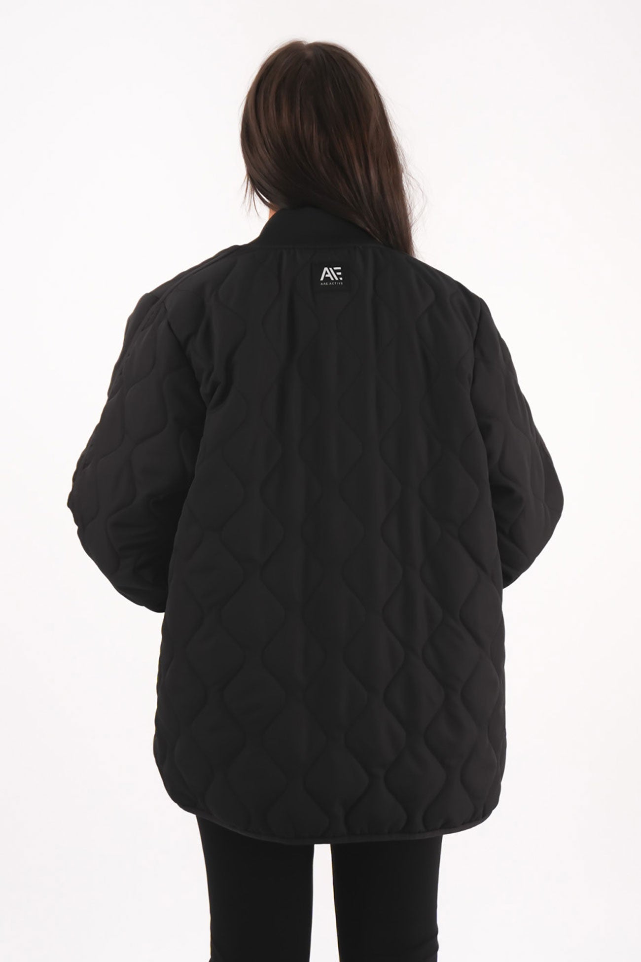 Active Quilted Jacket Black