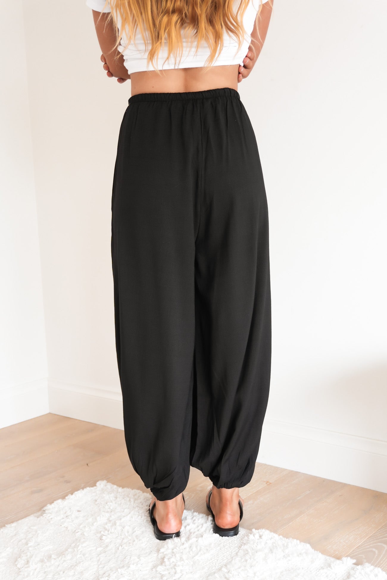 Aila Balloon Pant Black