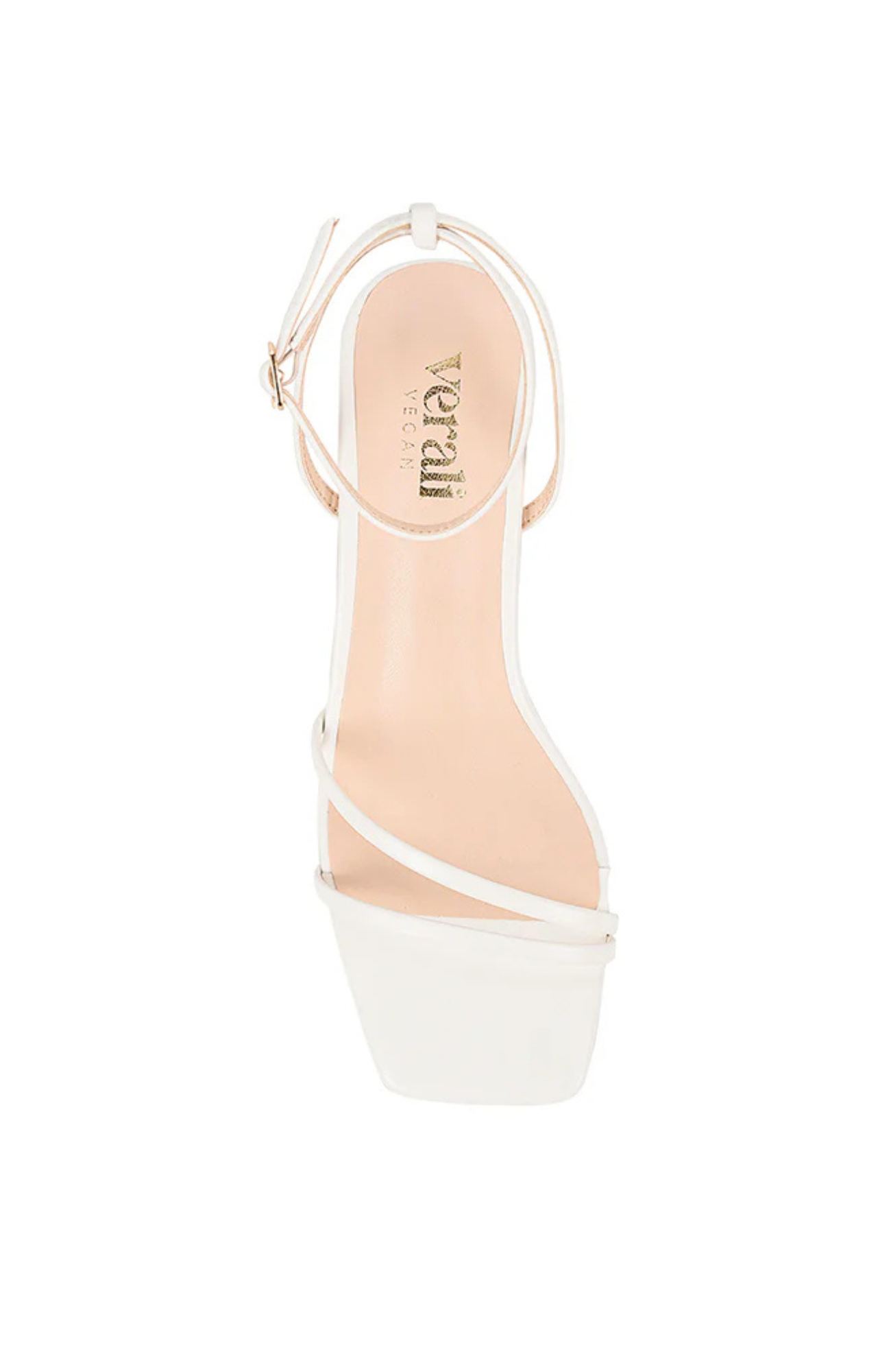 Alex Kitten Heel Sandals Chalk White