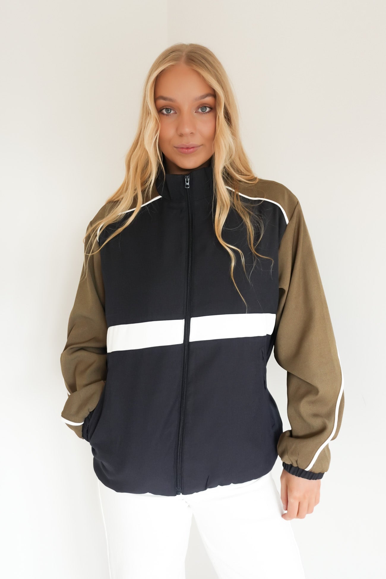 Allyson Jacket Navy Khaki