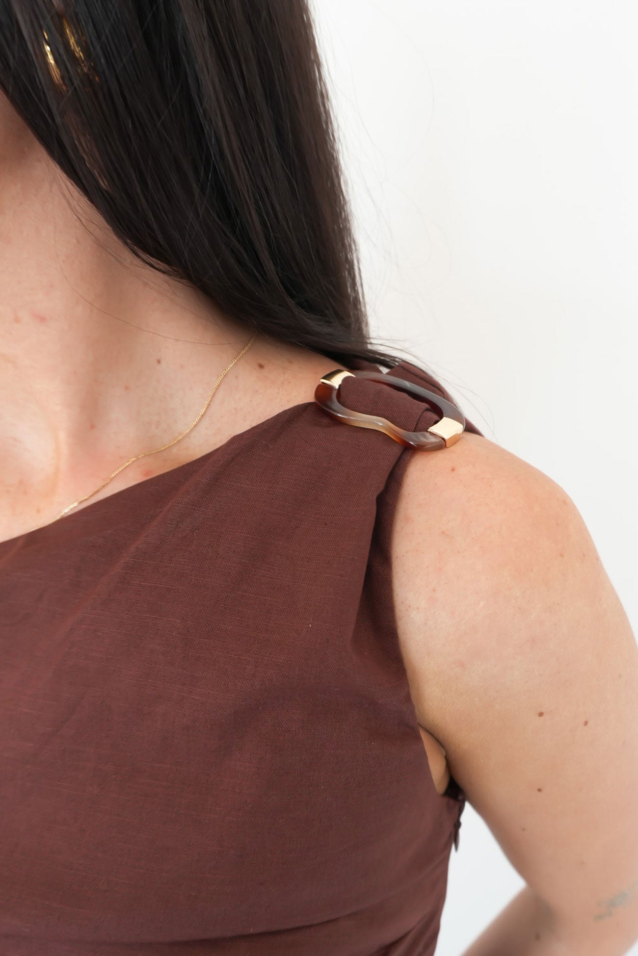 Alyah Maxi Dress Chocolate