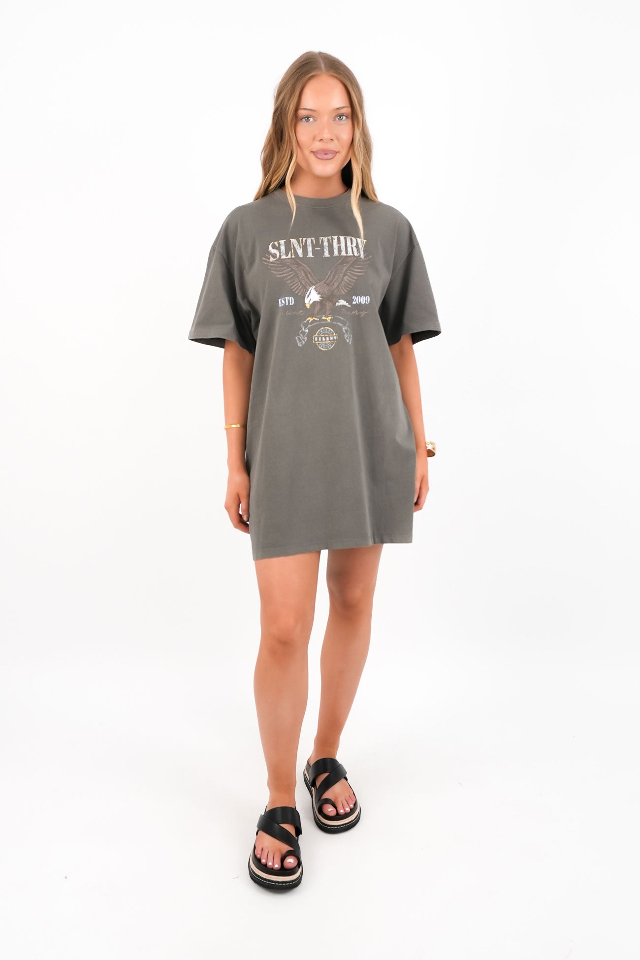 Ambient Tee Dress Coal