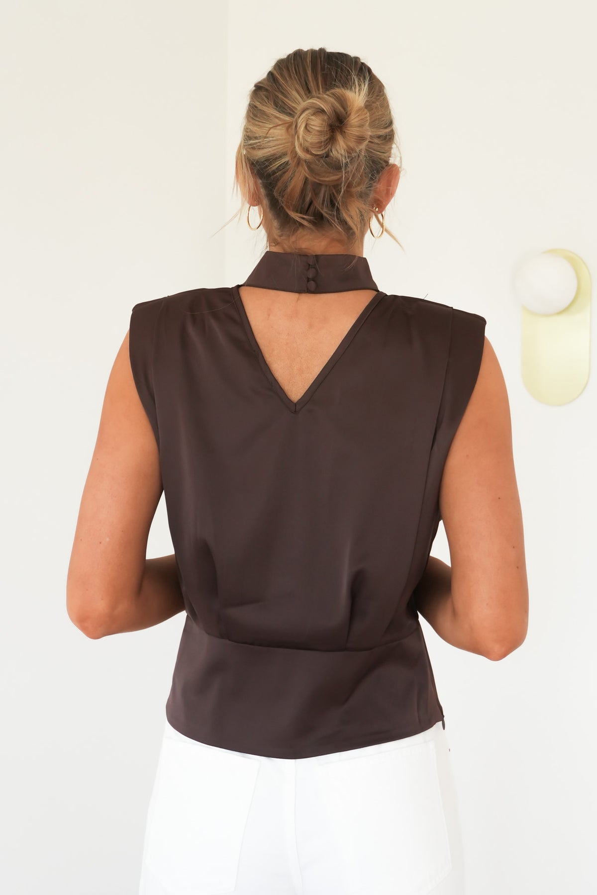 Amelia Top Chocolate