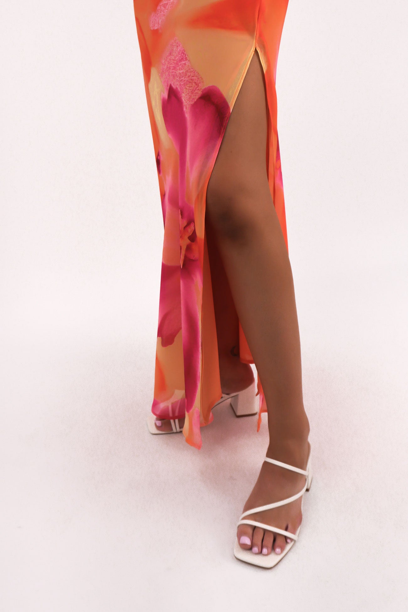 Ariella Maxi Dress Orange Bloom s